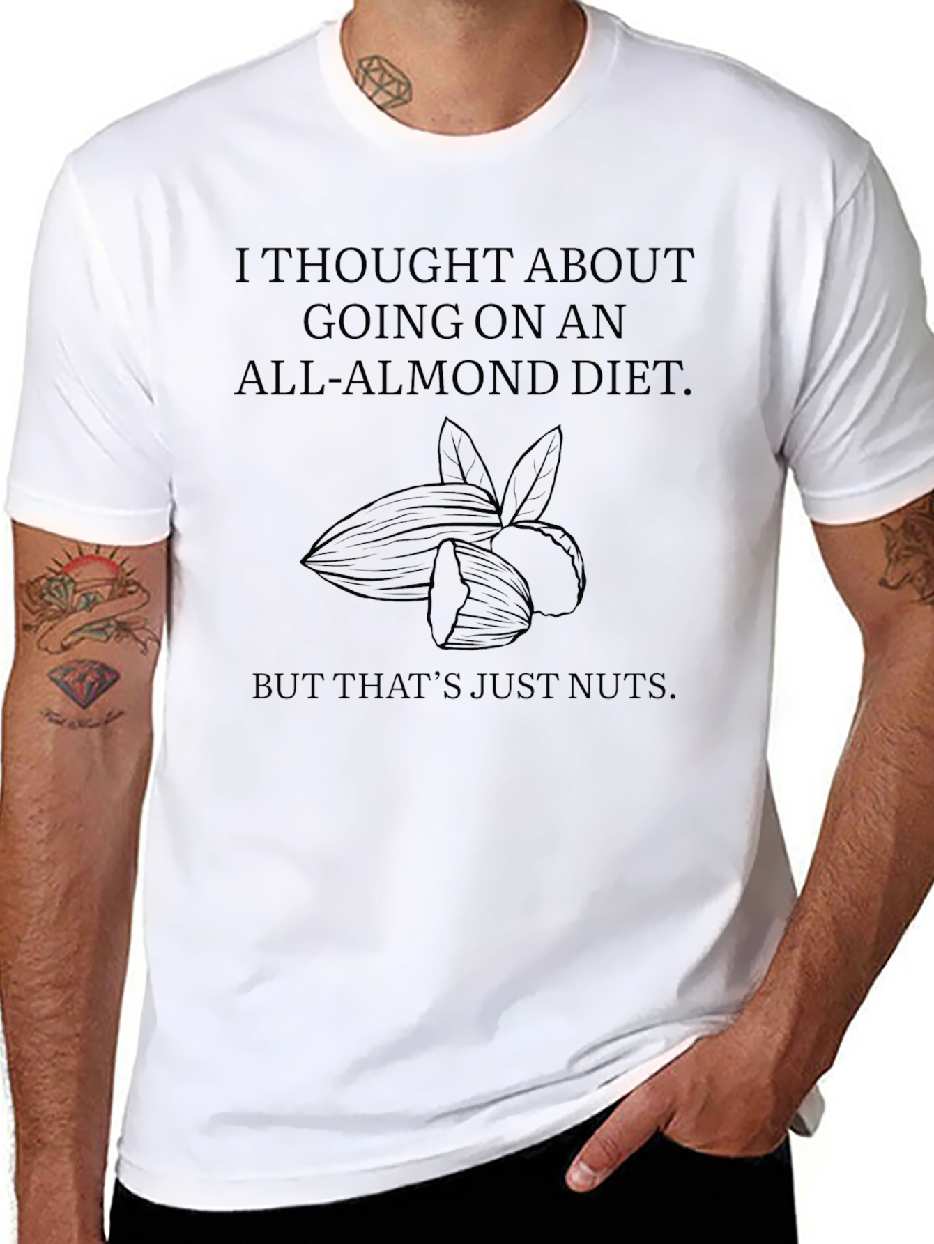 Funny All-Almond Diet T-Shirt