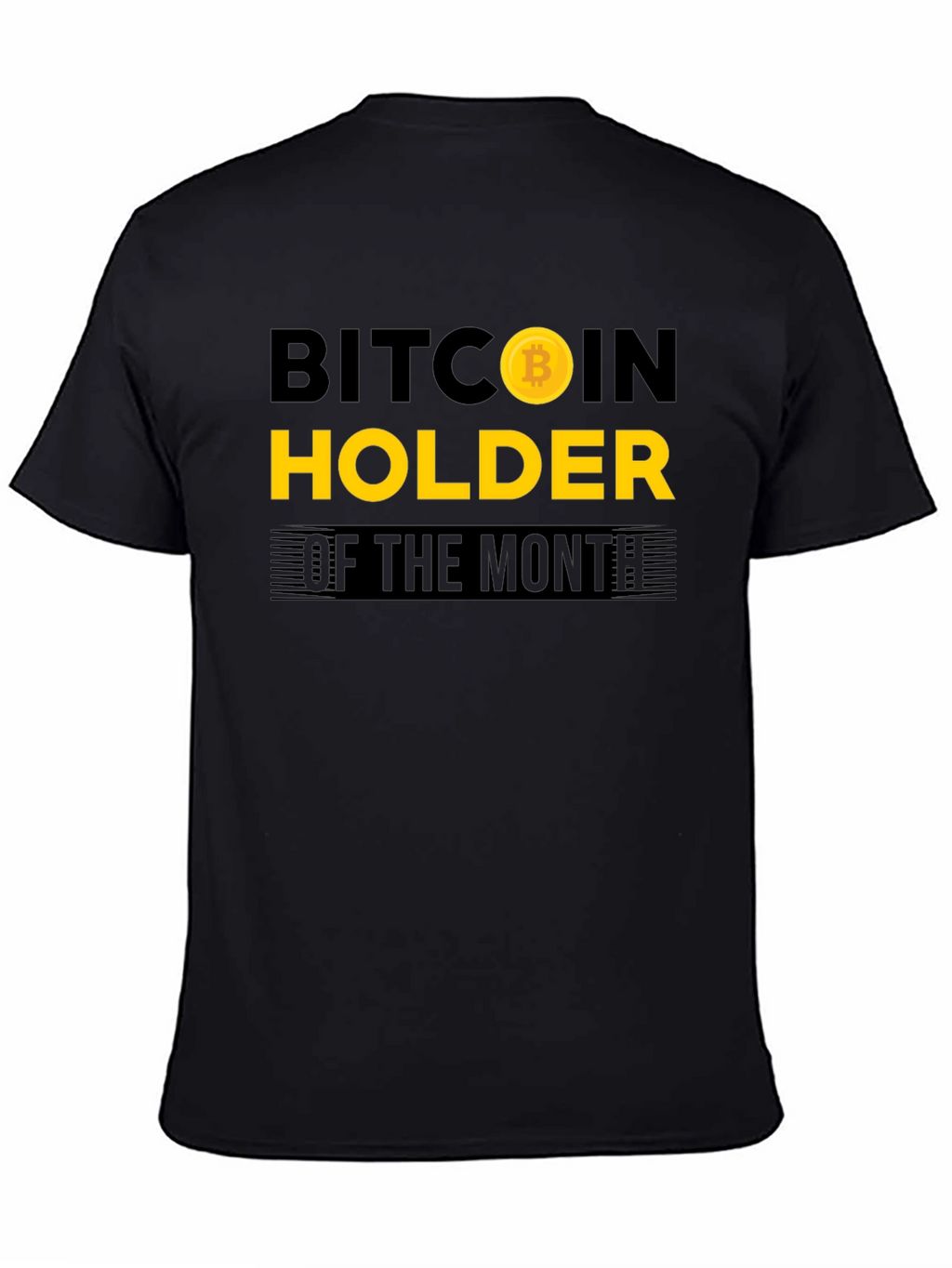 Bitcoin Holder of the Month Black T-Shirt