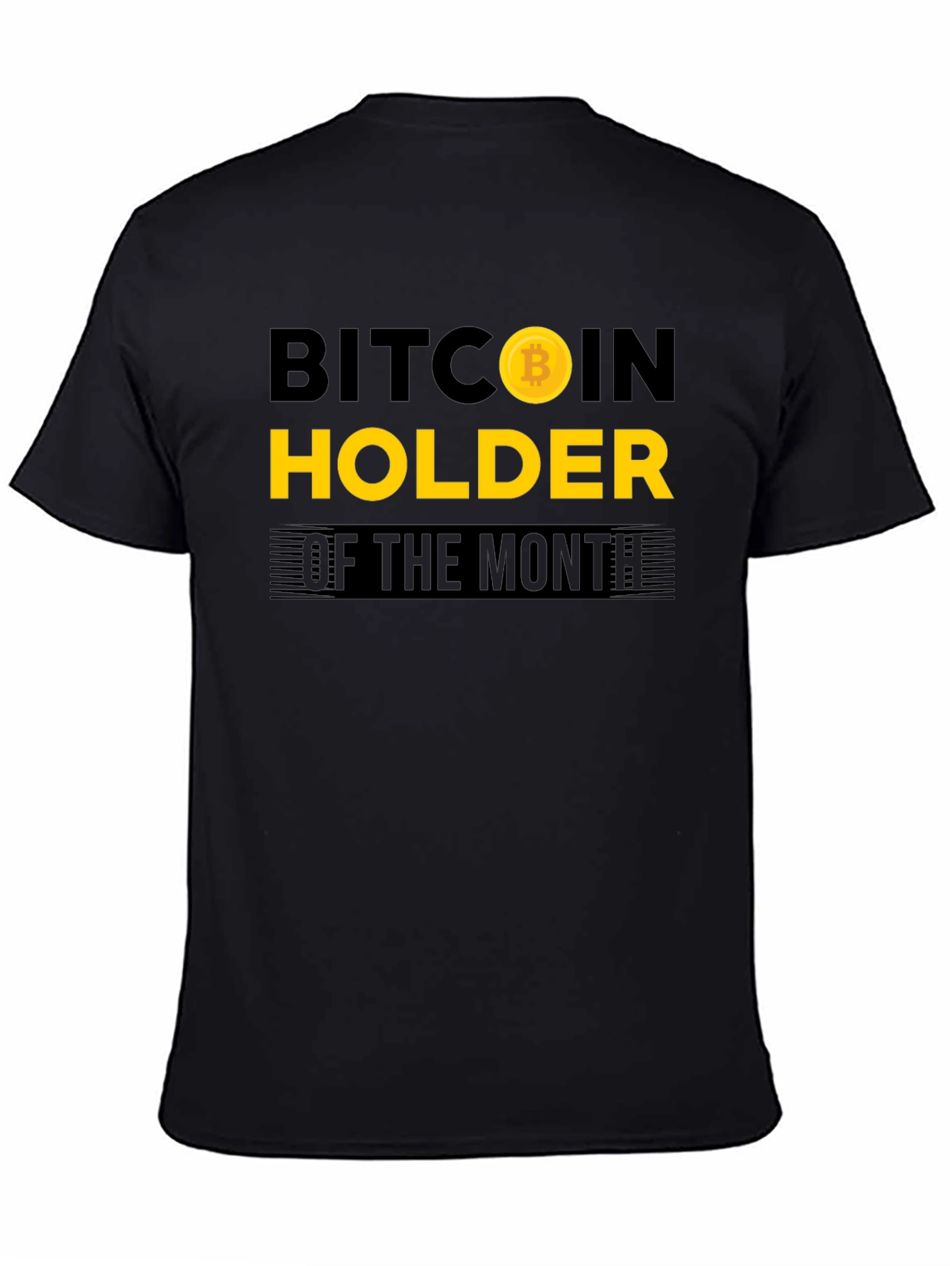 Bitcoin Holder of the Month Black T-Shirt