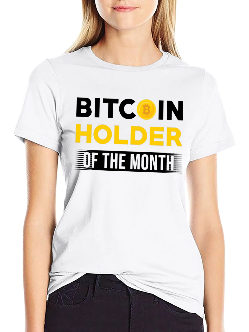 Bitcoin Holder of the Month Black T-Shirt
