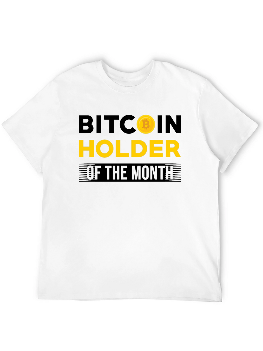 Bitcoin Holder of the Month Black T-Shirt