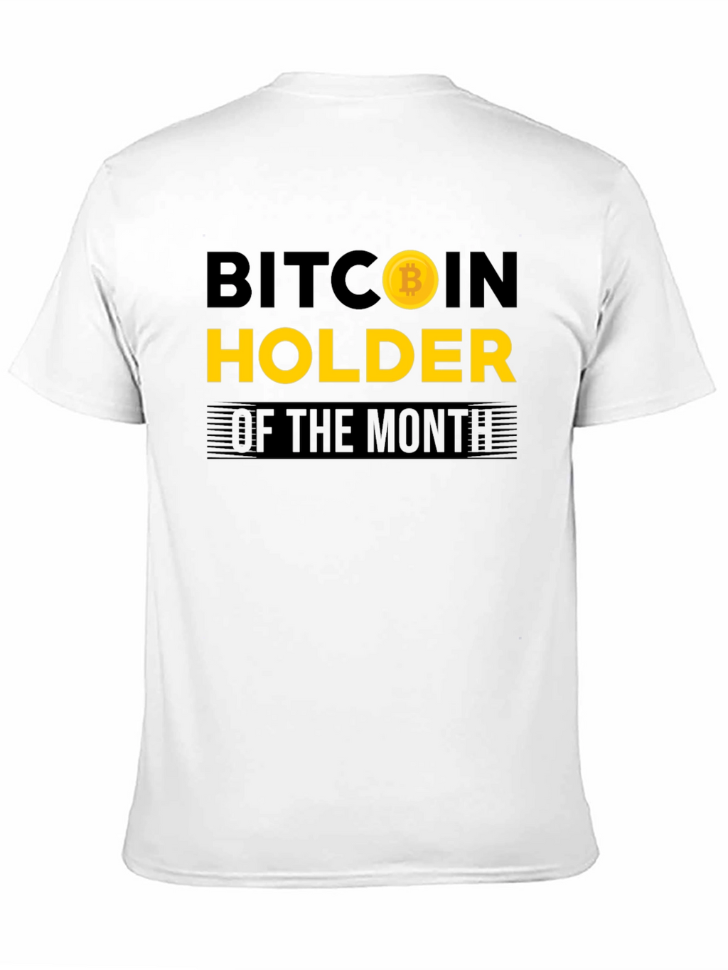 Bitcoin Holder of the Month Black T-Shirt