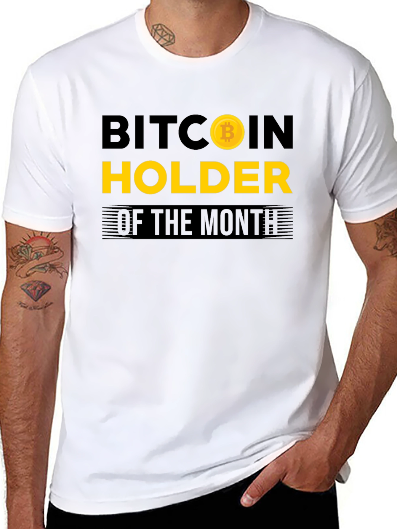 Bitcoin Holder of the Month Black T-Shirt