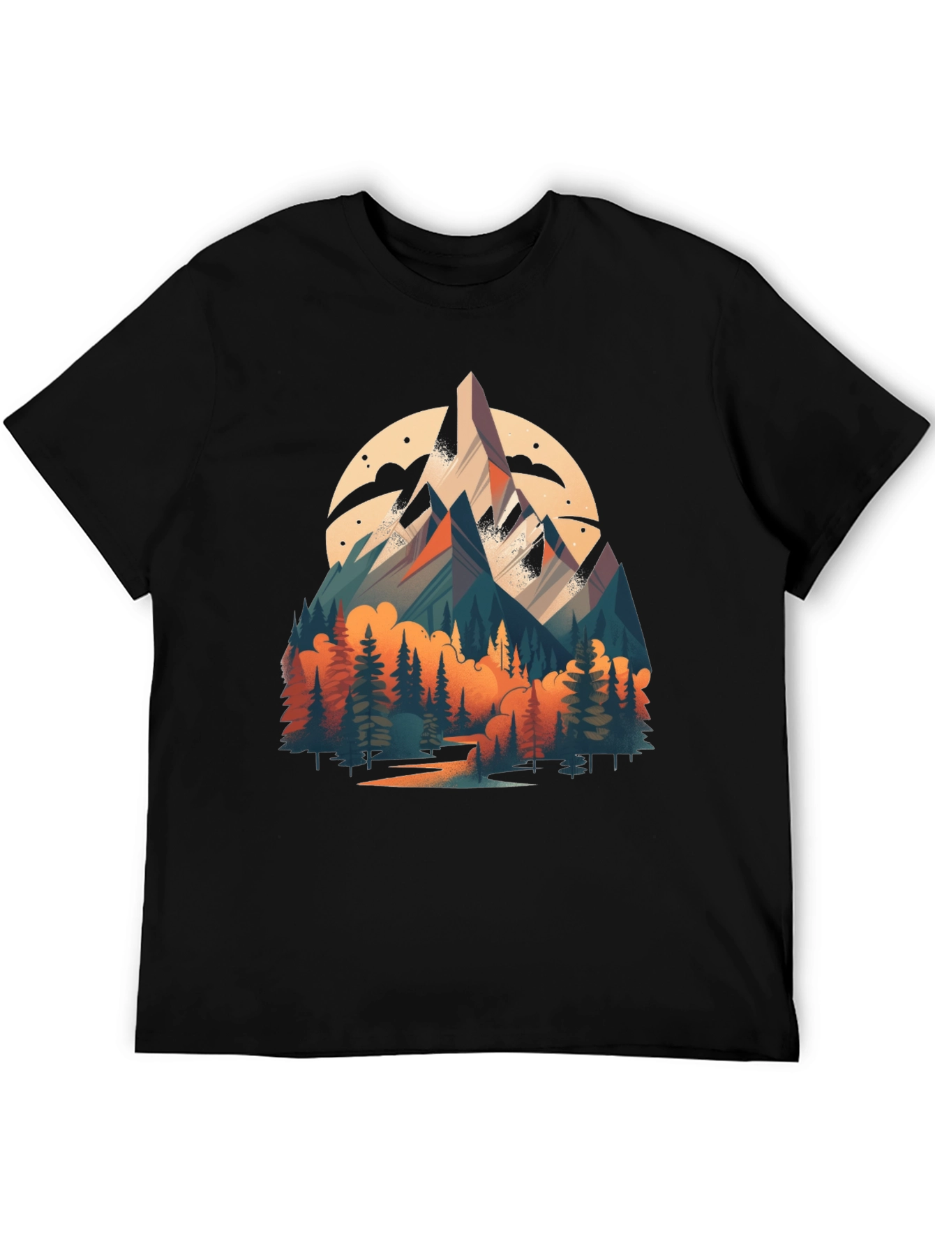 Mountain Vista Graphic Tee - Black