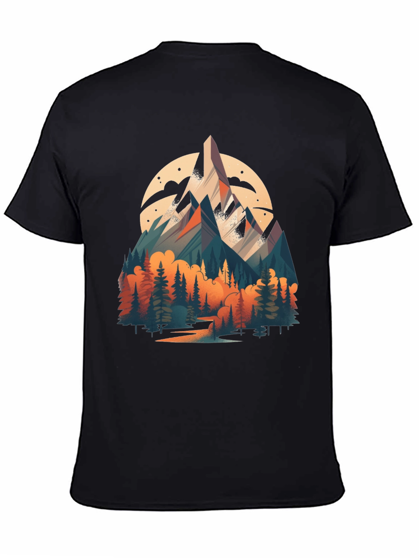 Mountain Vista Graphic Tee - Black