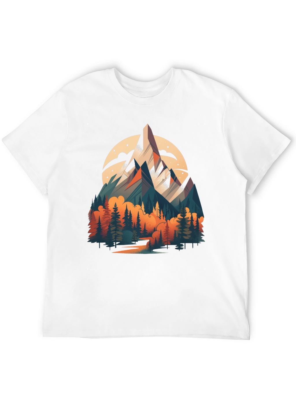 Mountain Vista Graphic Tee - Black