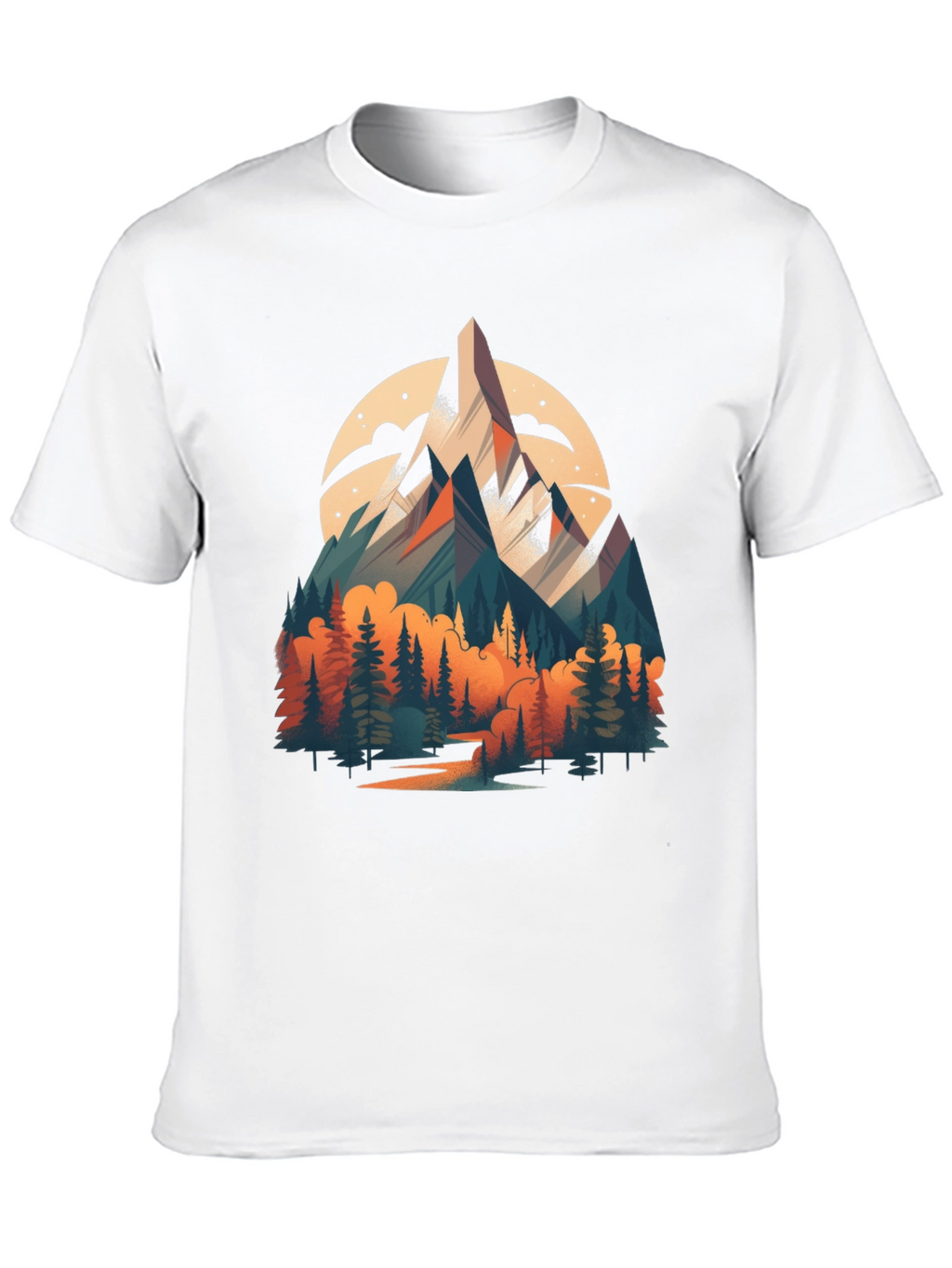 Mountain Vista Graphic Tee - Black
