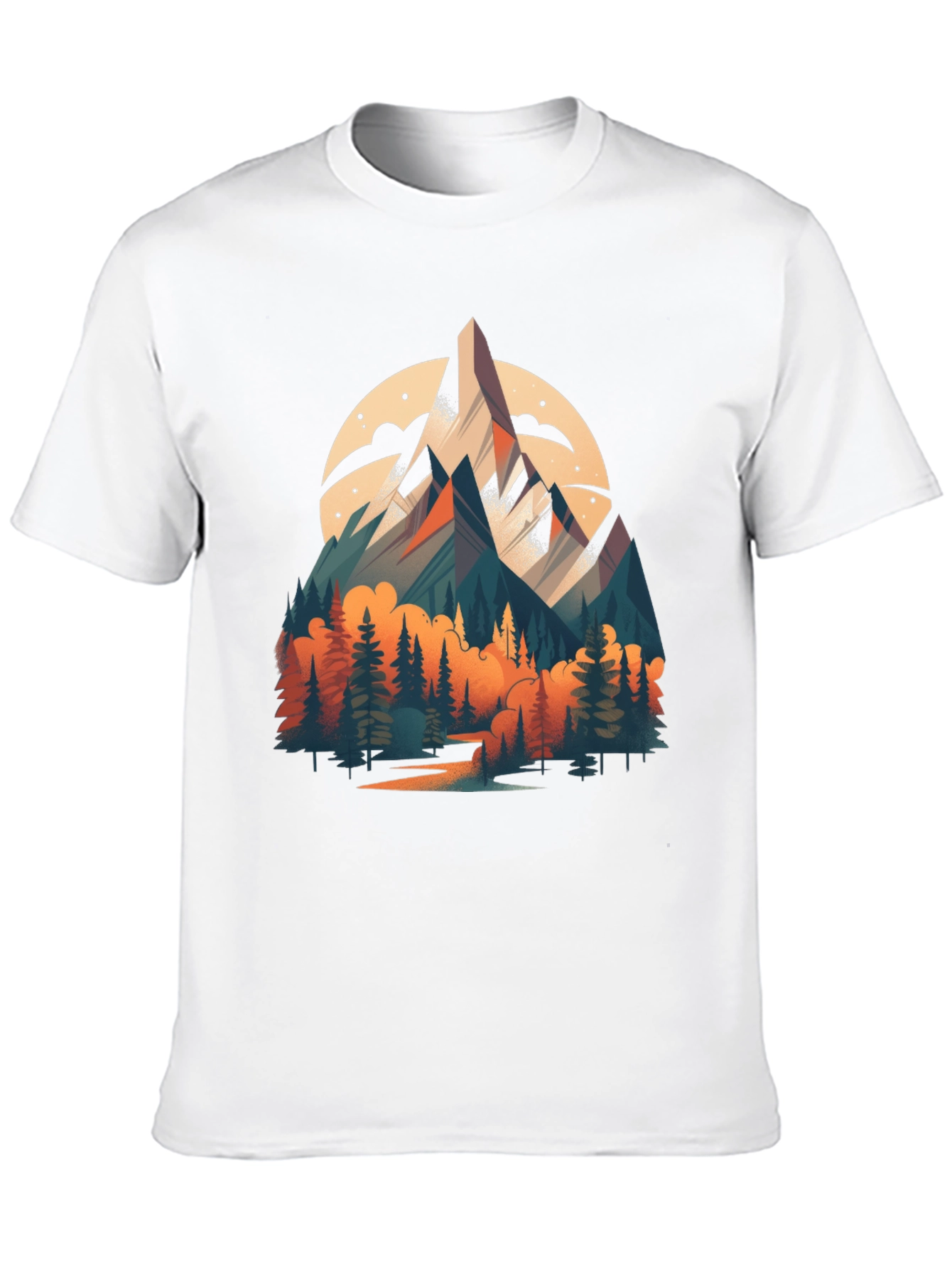 Mountain Vista Graphic Tee - Black