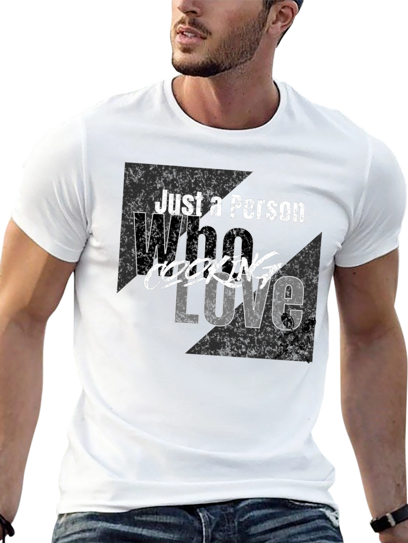 Just A Person Who Loves Cooking T-Shirt