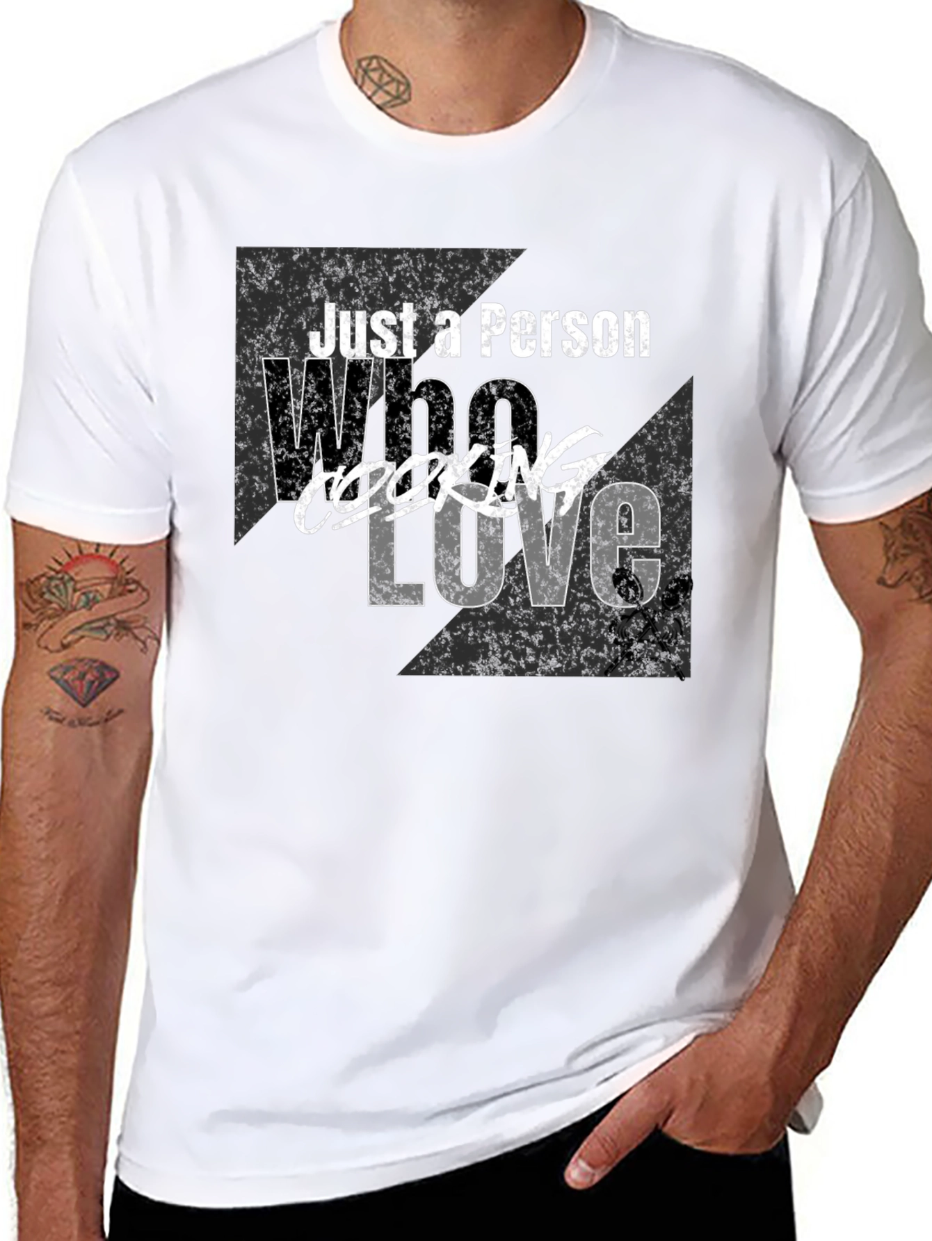 Just A Person Who Loves Cooking T-Shirt