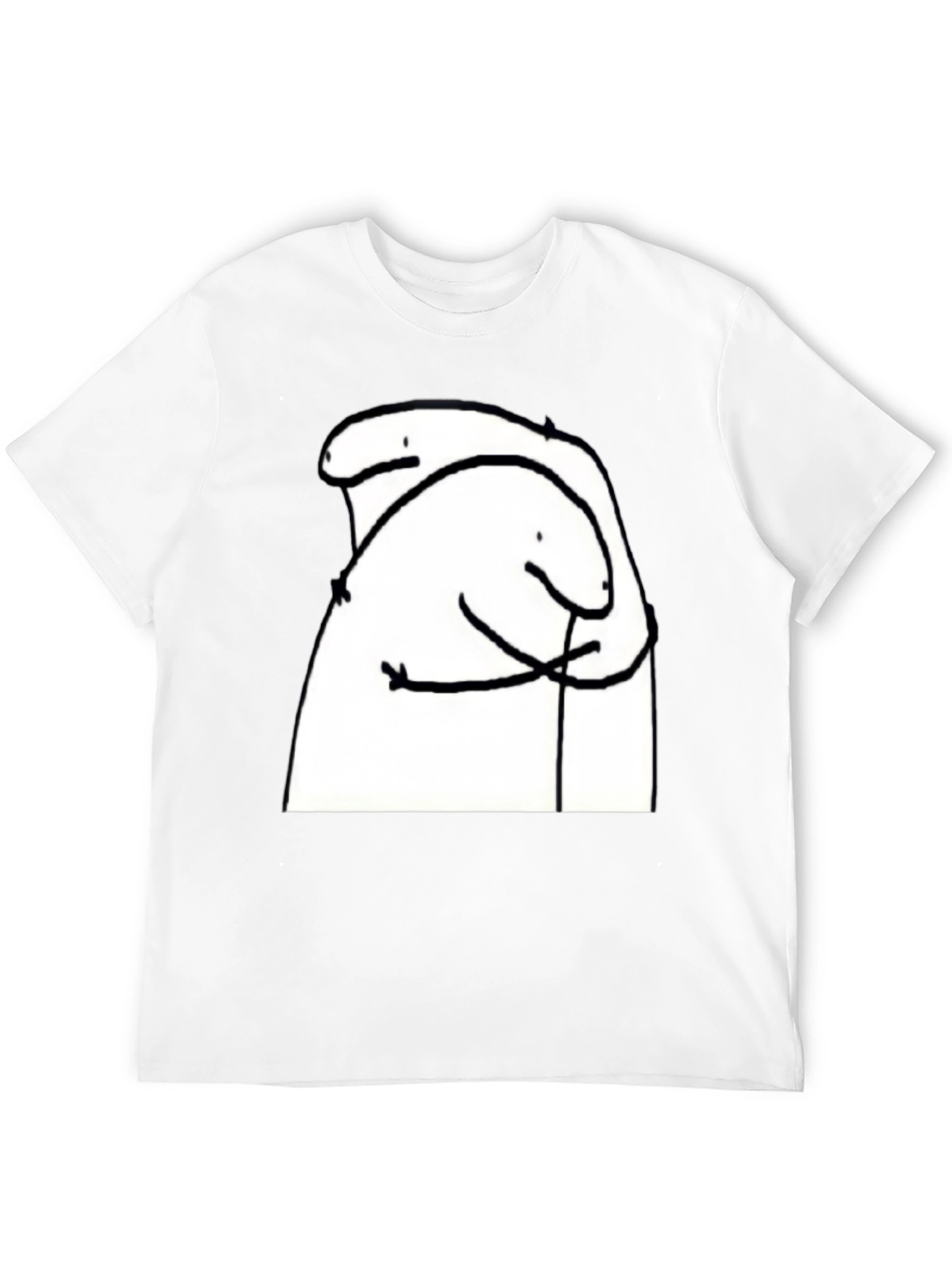 Hug Meme T-Shirt - Black Cotton Tee