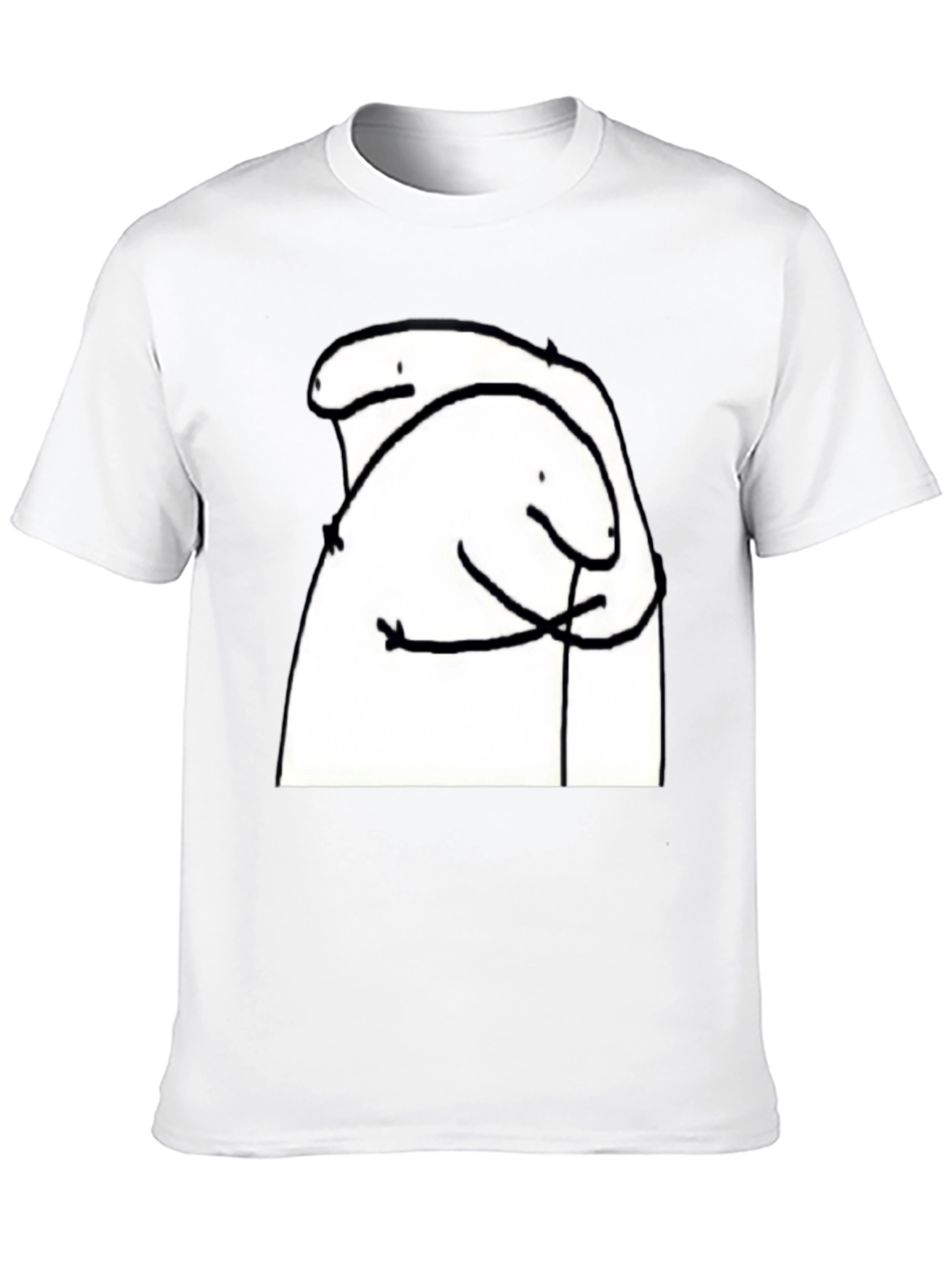 Hug Meme T-Shirt - Black Cotton Tee