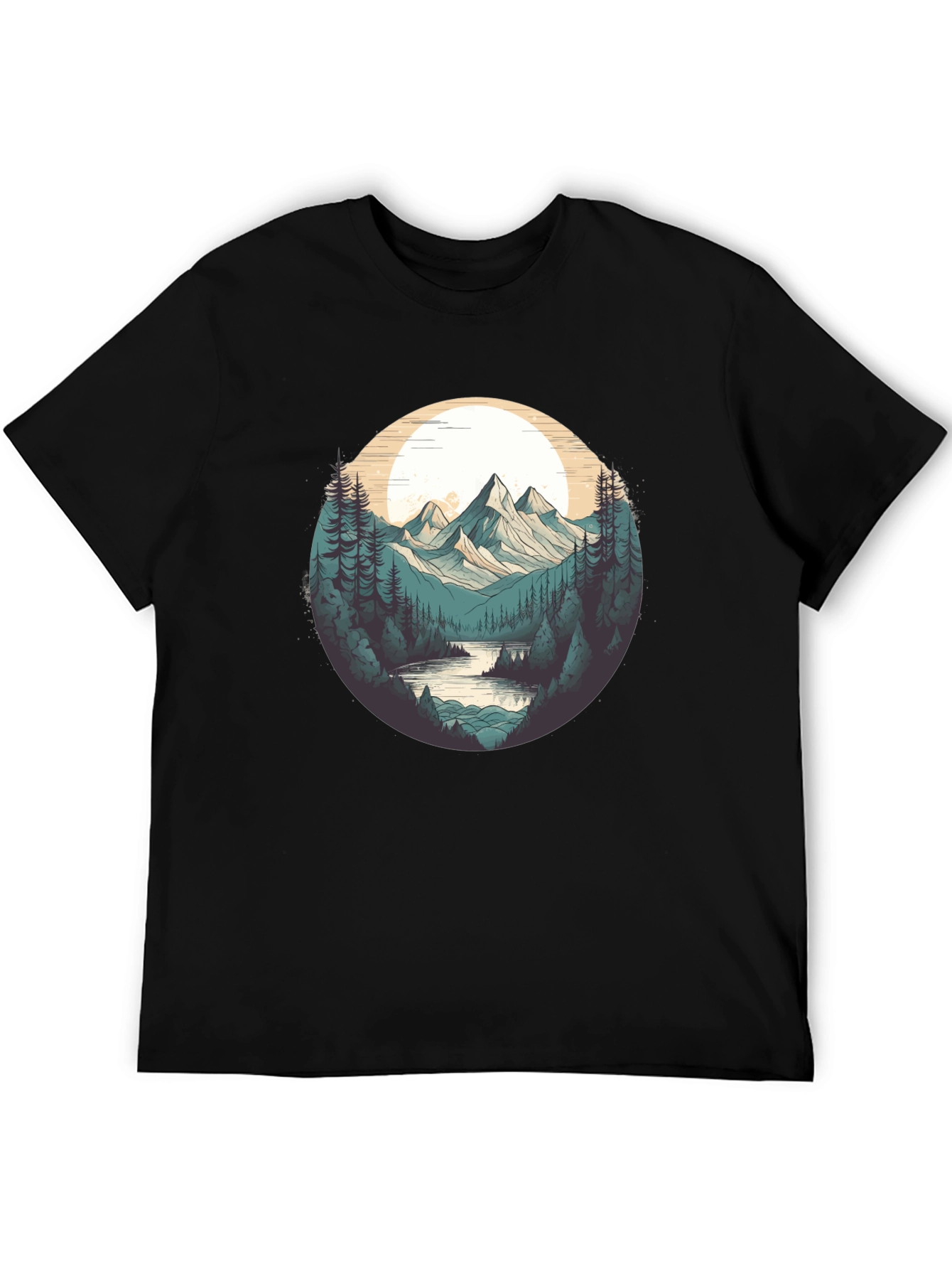 Natures Embrace Tee - Mountain & River Design