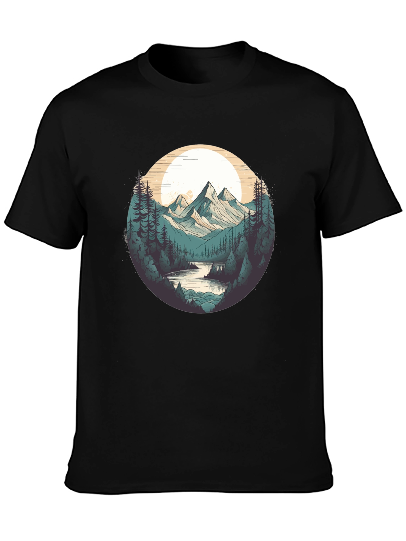Natures Embrace Tee - Mountain & River Design