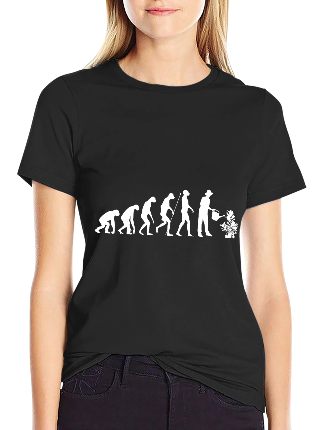 Evolution of Gardener T-Shirt - Black Cotton Tee