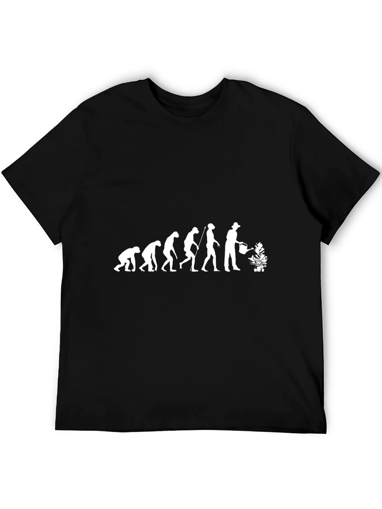 Evolution of Gardener T-Shirt - Black Cotton Tee