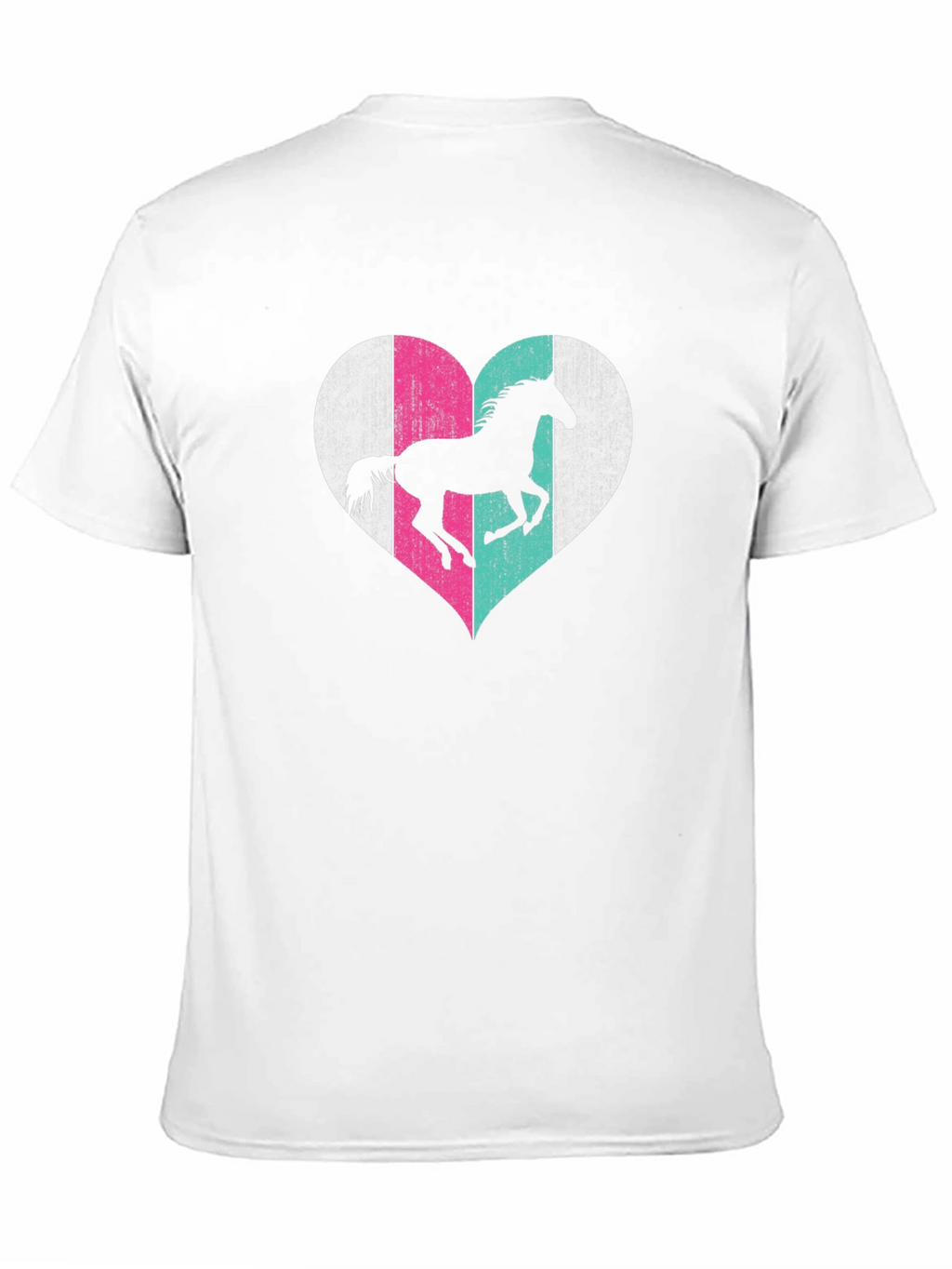 Horse Heart Graphic Tee - Black