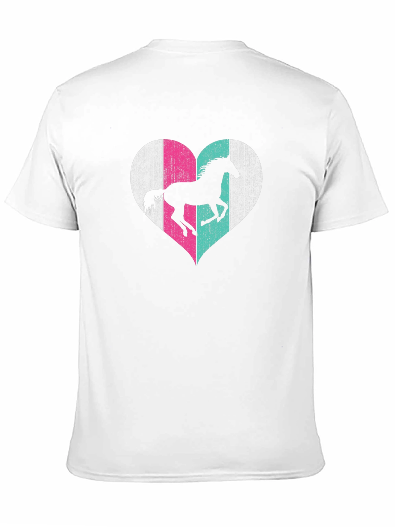 Horse Heart Graphic Tee - Black