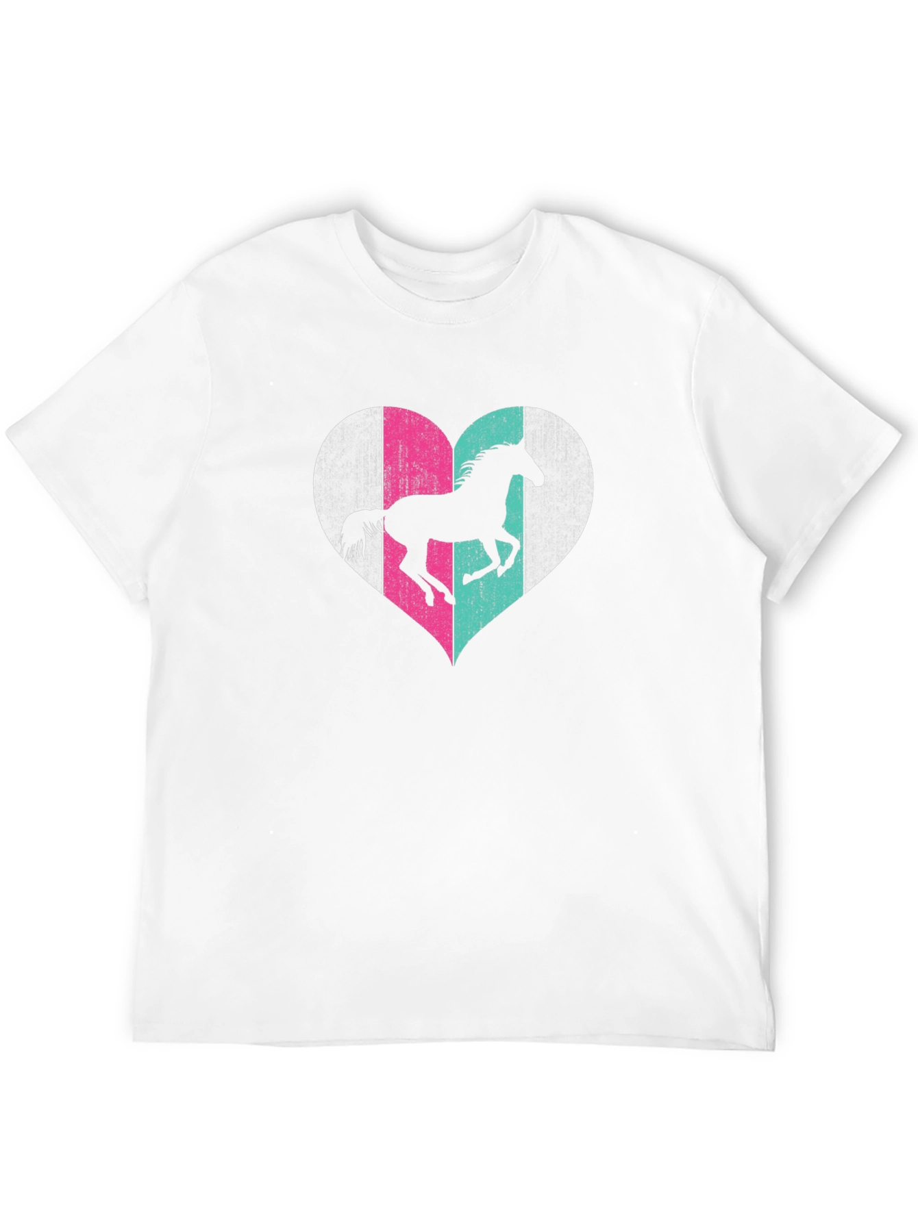 Horse Heart Graphic Tee - Black