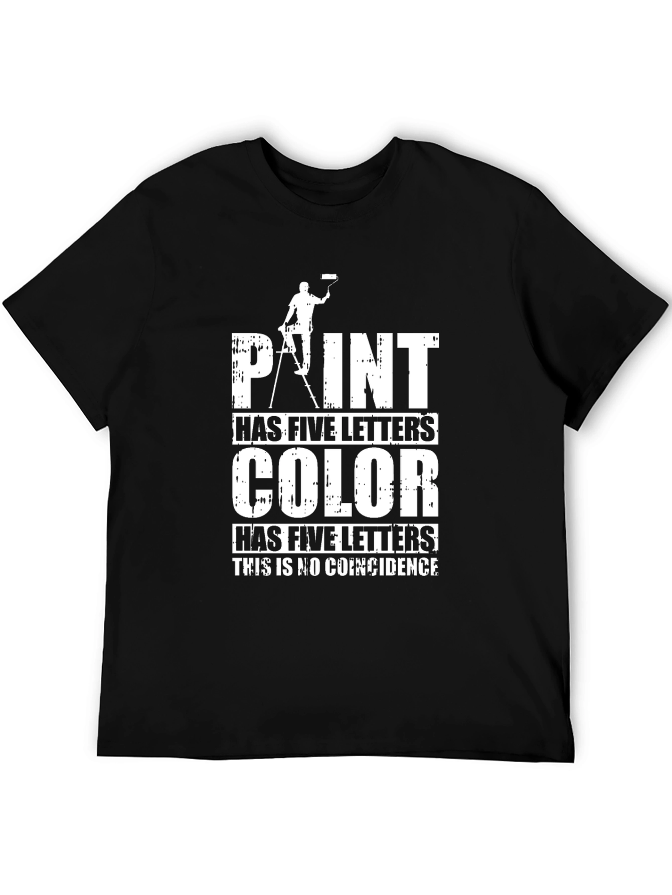 Funny Painter T-Shirt: Paint & Color Coincidence Tee