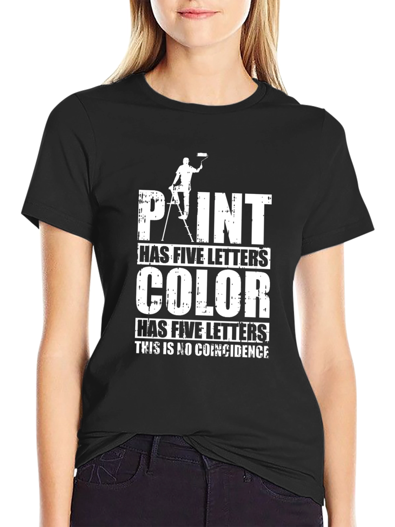 Funny Painter T-Shirt: Paint & Color Coincidence Tee