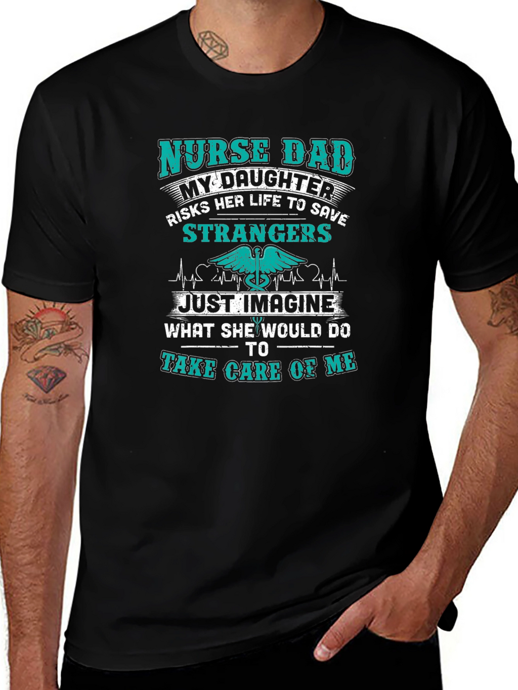 Nurse Dad My Daughter T-Shirt