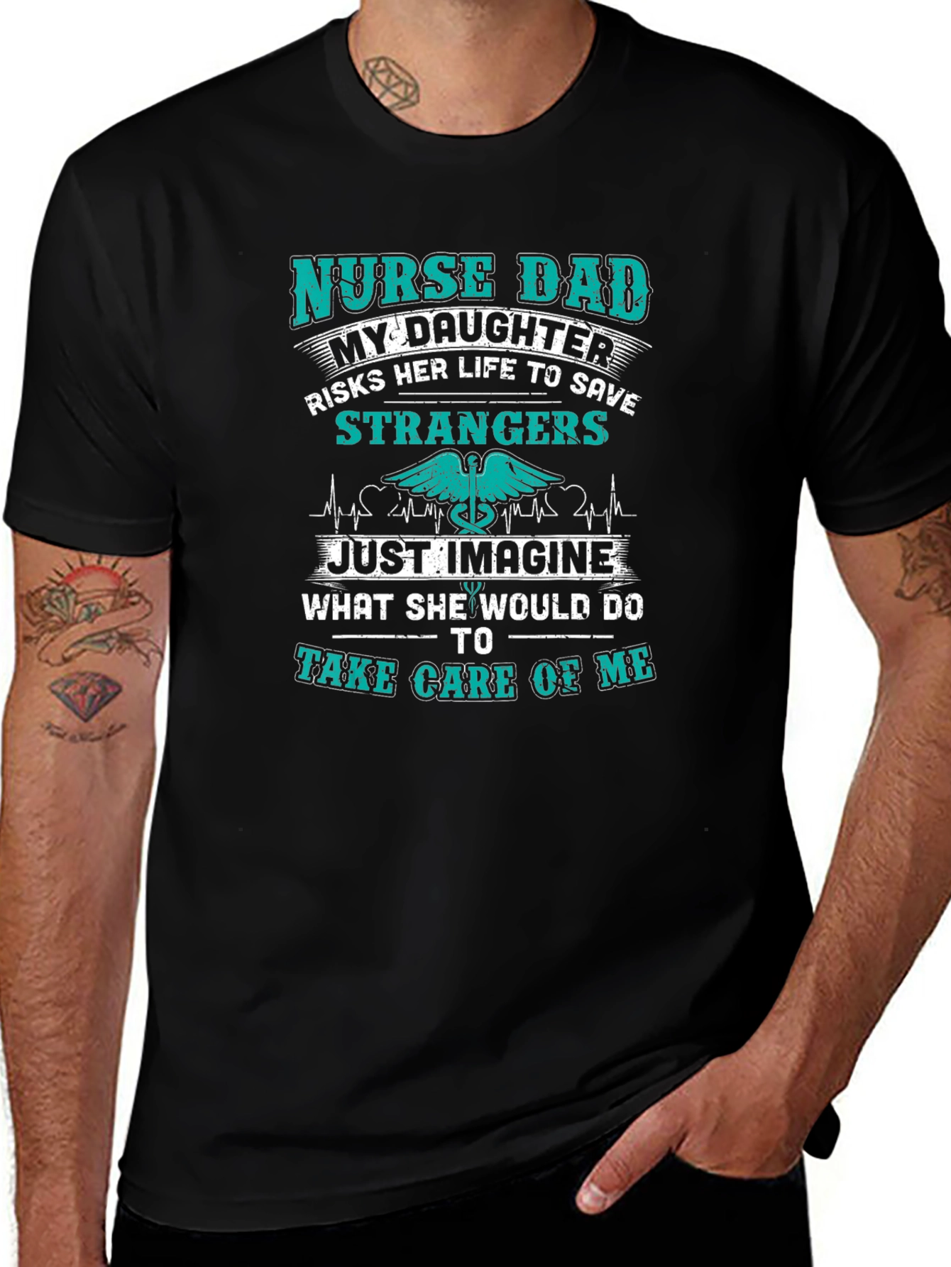 Nurse Dad My Daughter T-Shirt