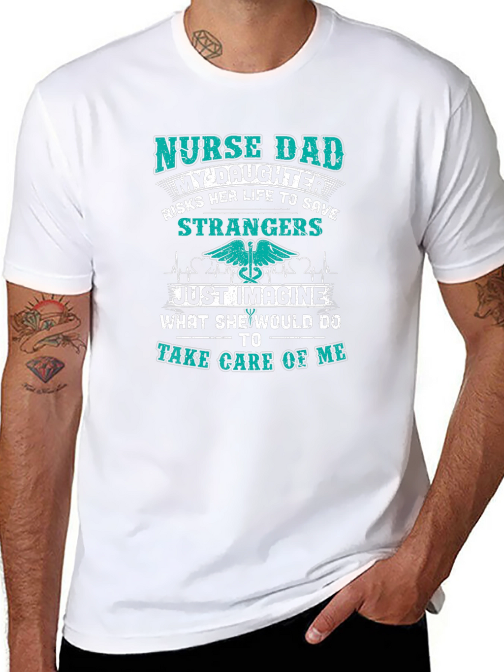 Nurse Dad My Daughter T-Shirt
