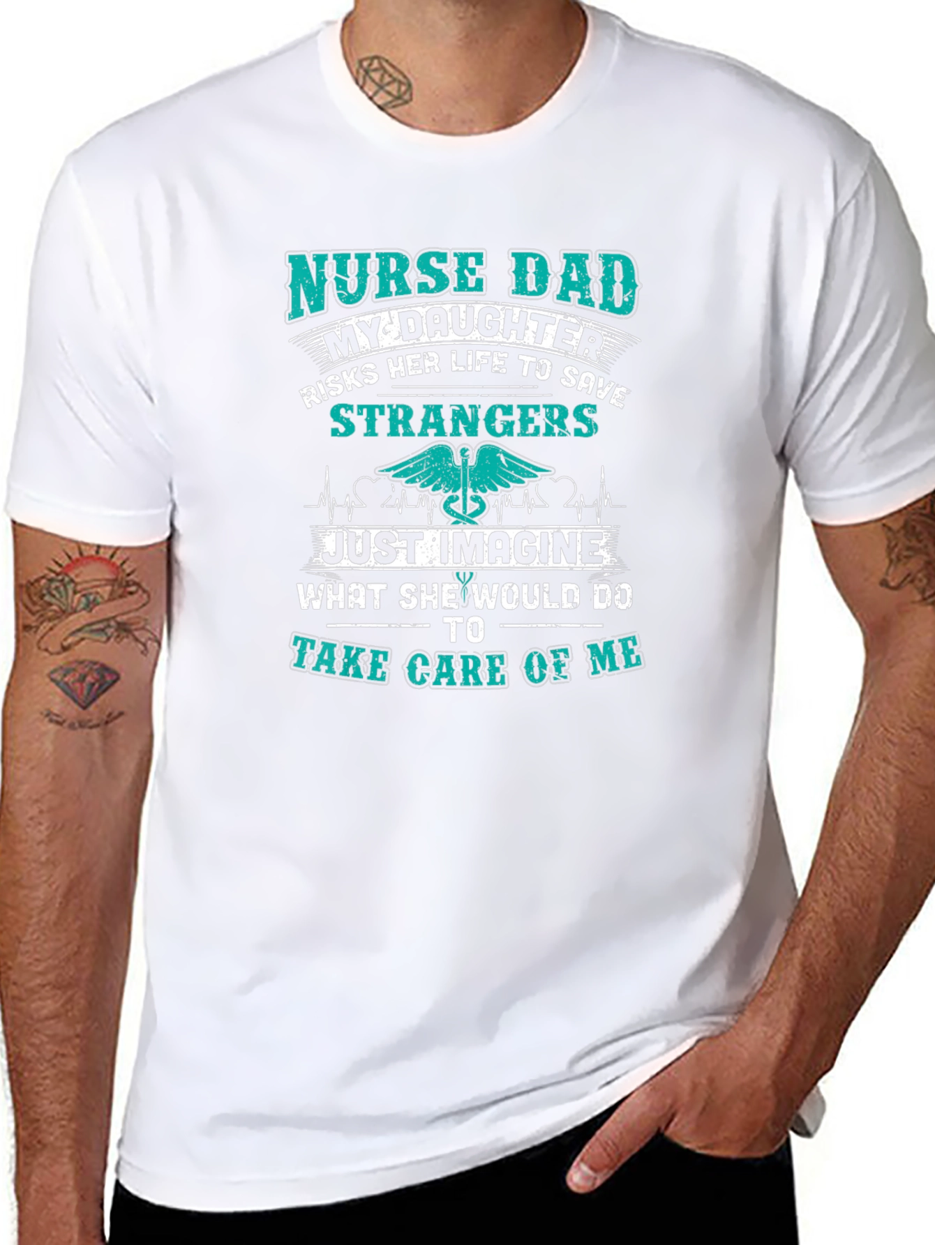 Nurse Dad My Daughter T-Shirt