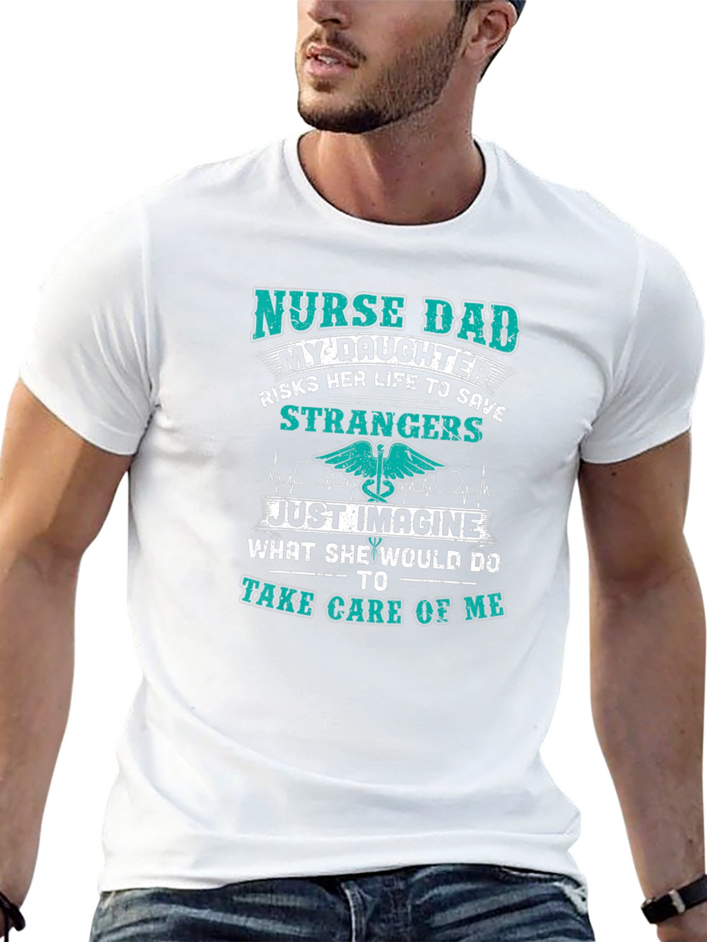 Nurse Dad My Daughter T-Shirt