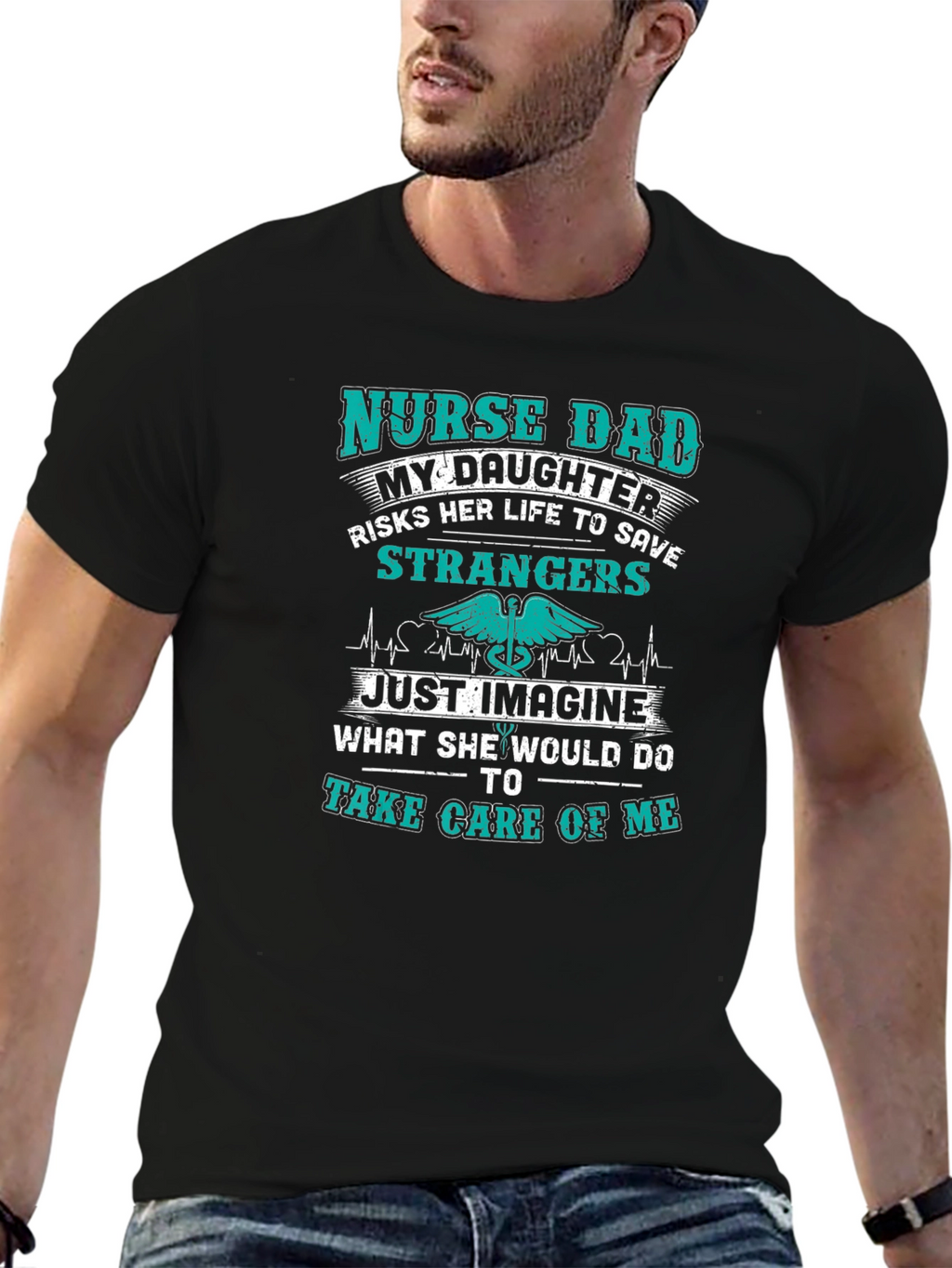 Nurse Dad My Daughter T-Shirt
