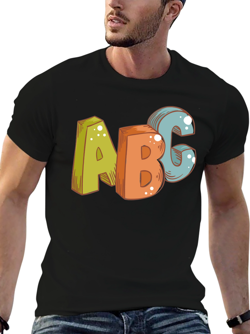 Fun ABC Graphic Print Tee