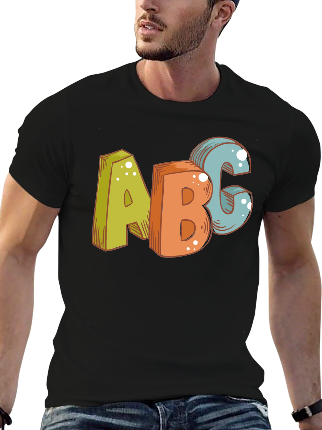 Fun ABC Graphic Print Tee