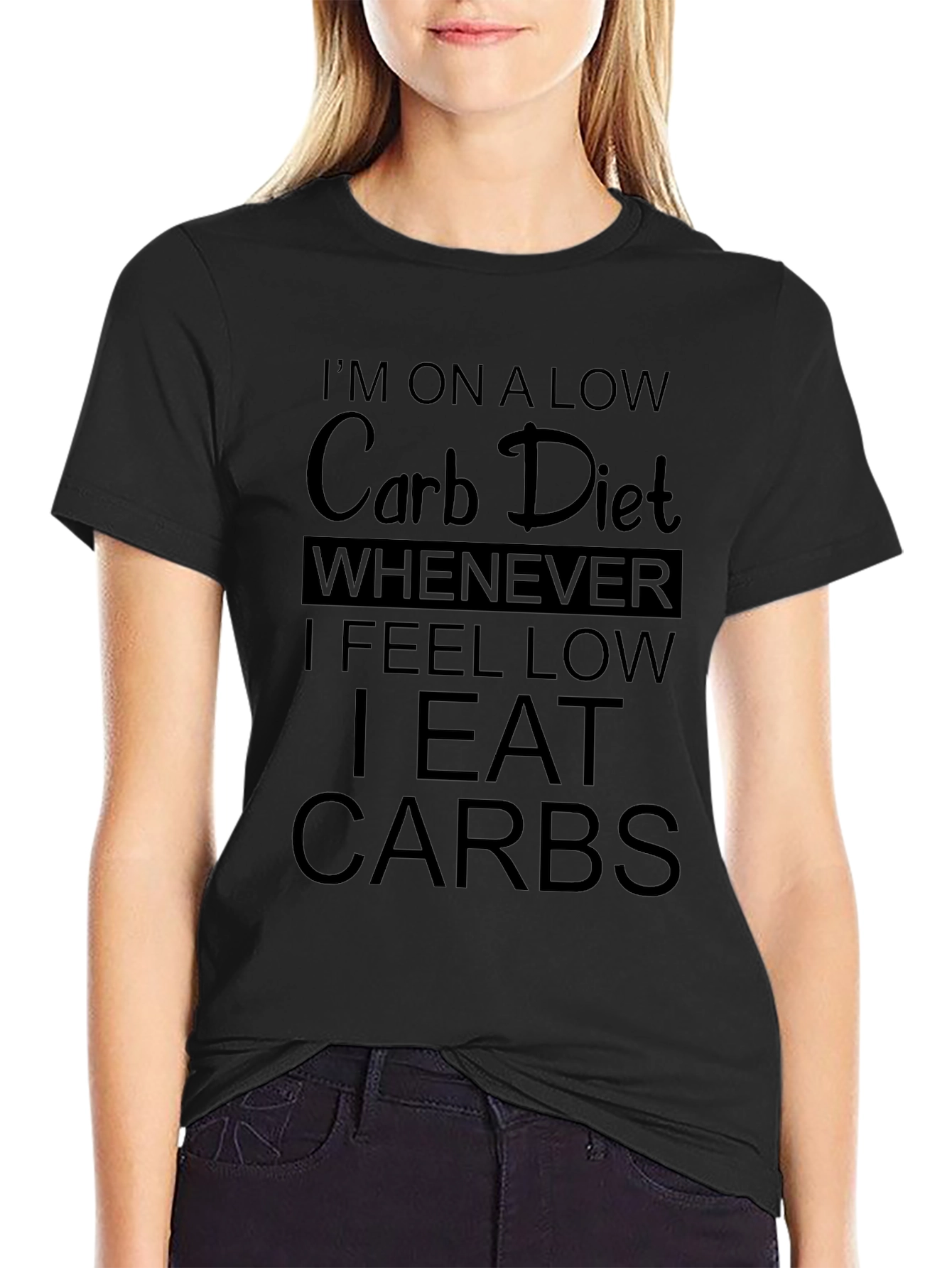 Low Carb Diet T-Shirt: Humor Comfort Style