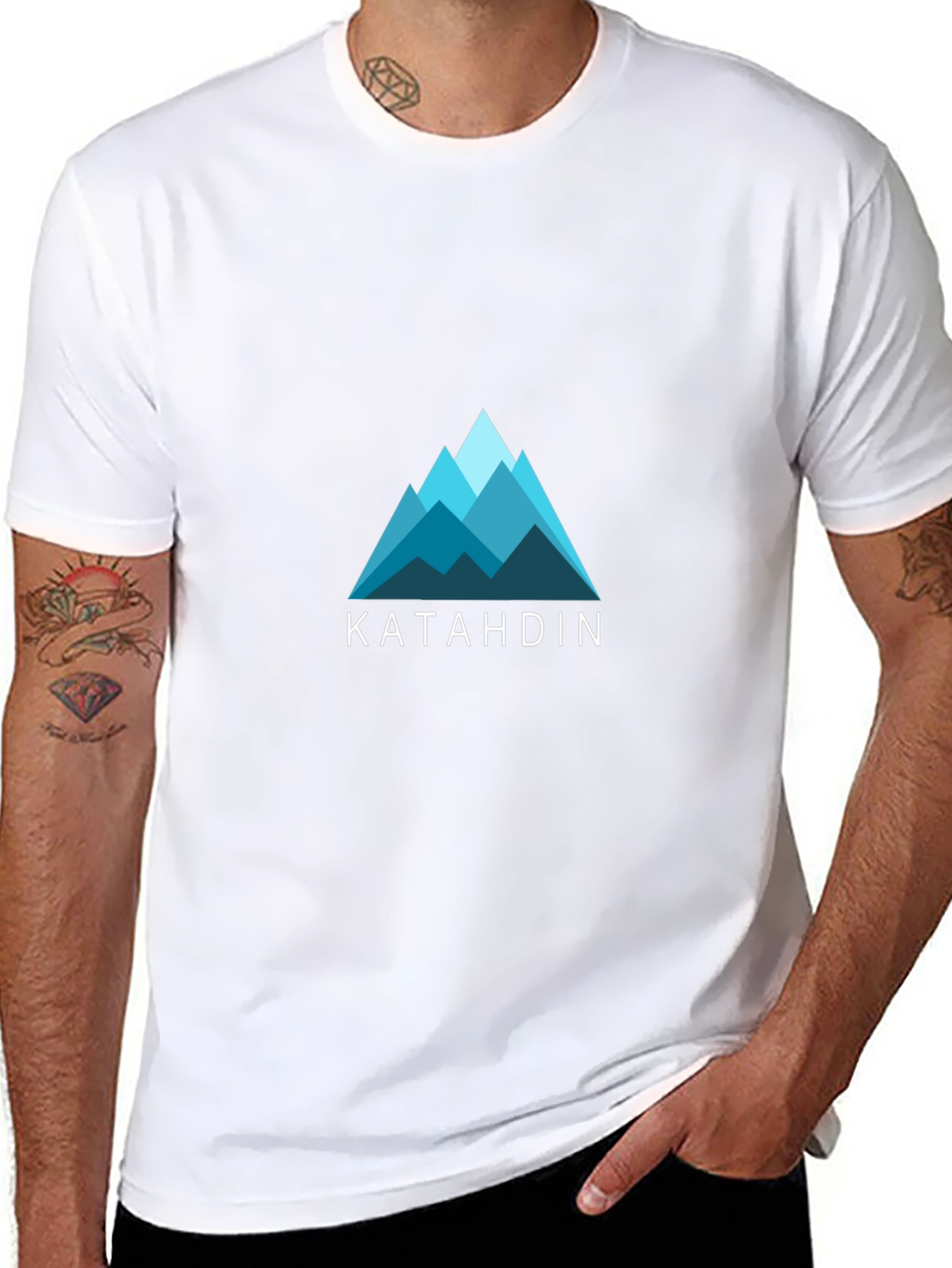 Katahdin Mountain Graphic Tee - Black