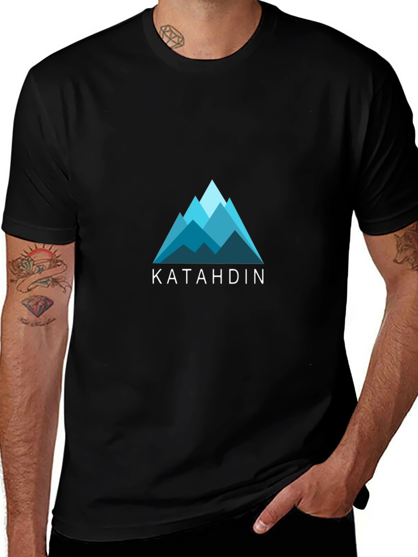 Katahdin Mountain Graphic Tee - Black