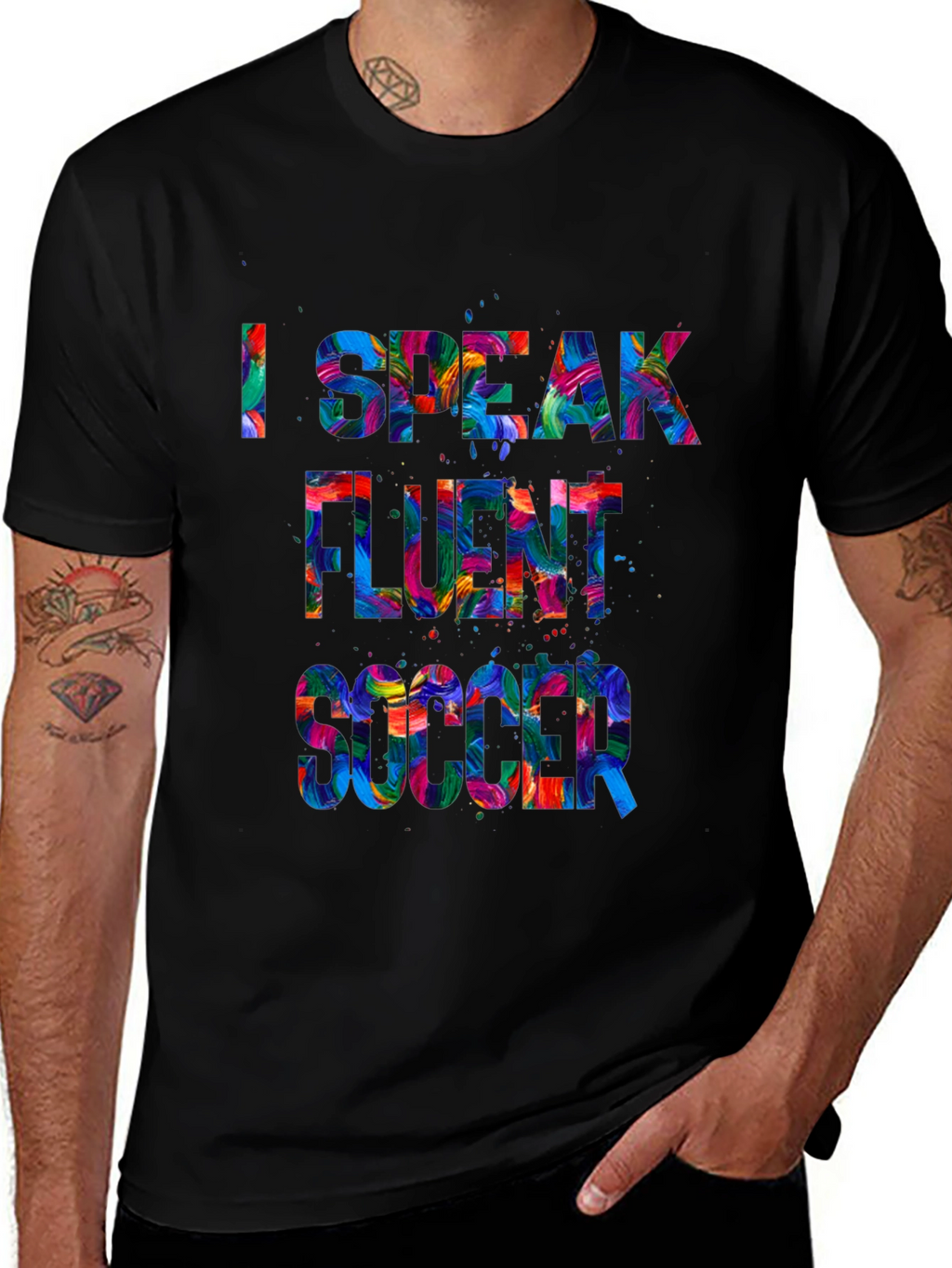 I Speak Fluent Soccer Graphic T-Shirt