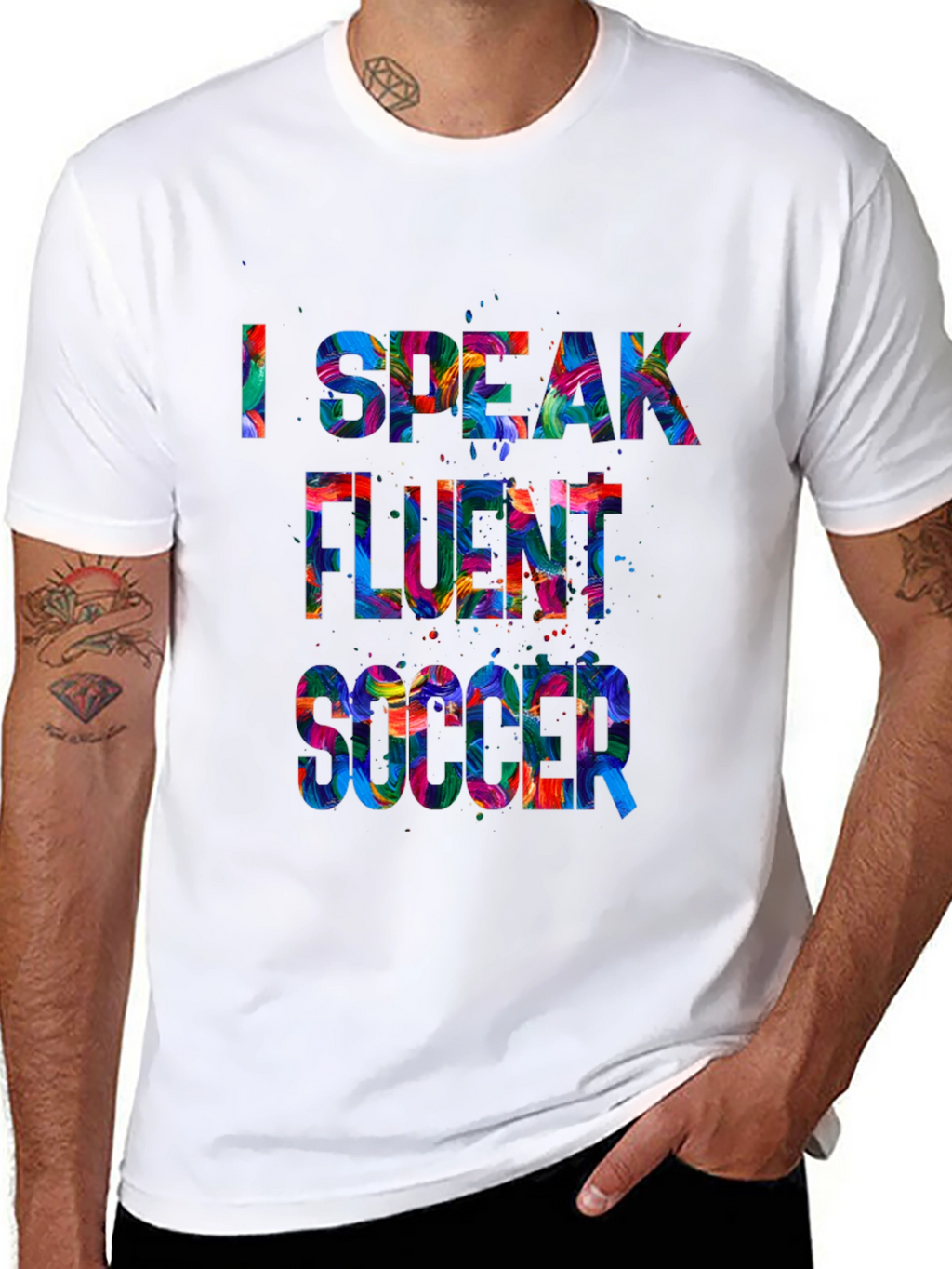 I Speak Fluent Soccer Graphic T-Shirt