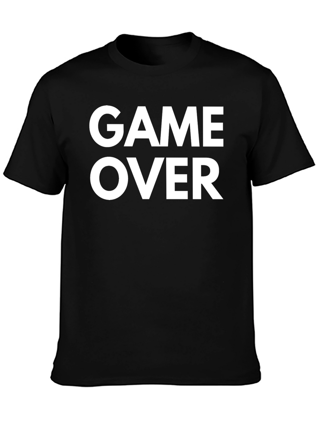 Game Over Black Graphic Tee