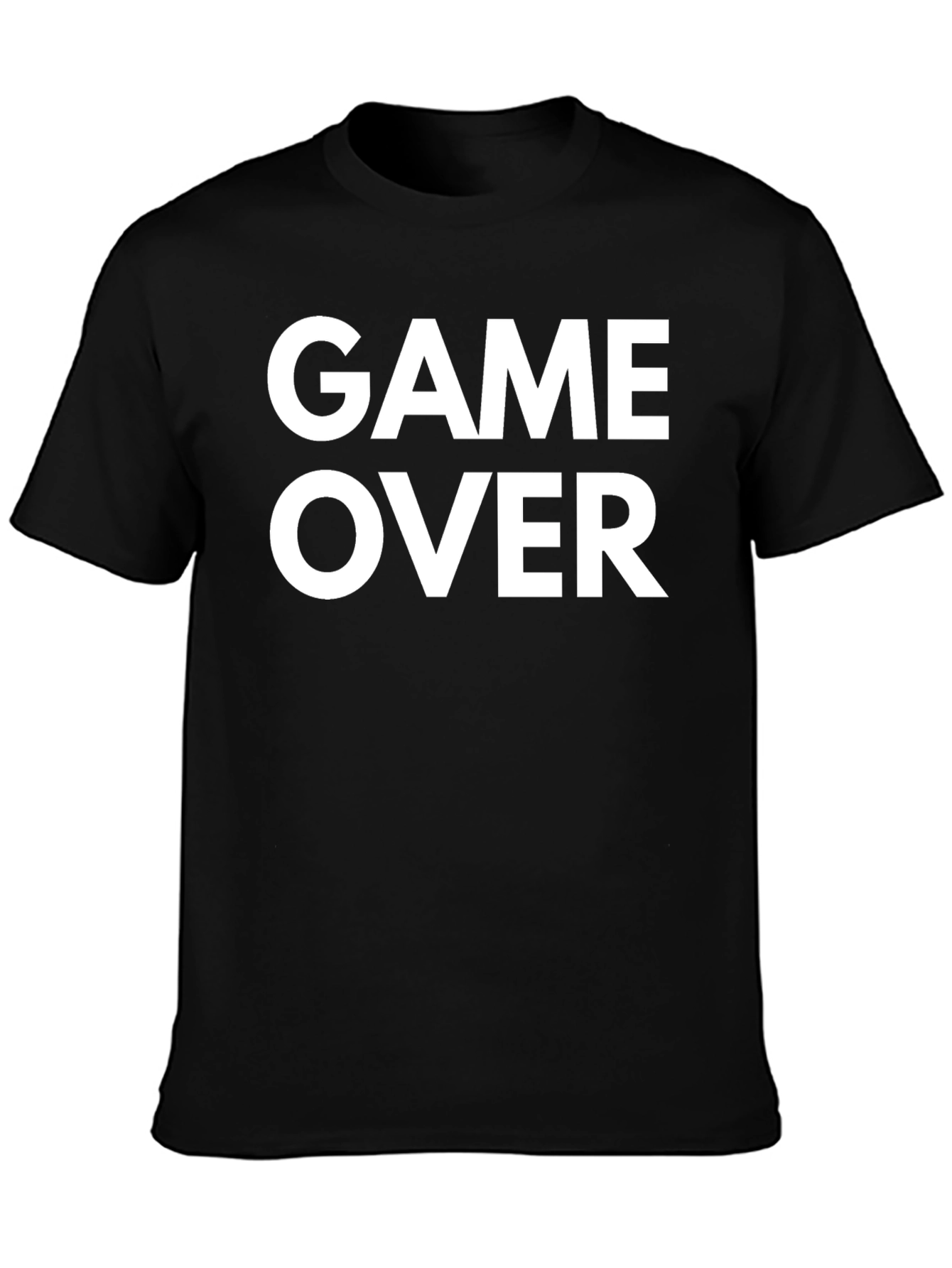 Game Over Black Graphic Tee
