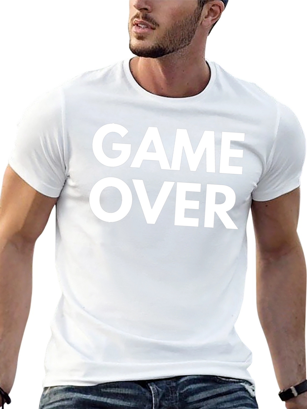Game Over Black Graphic Tee