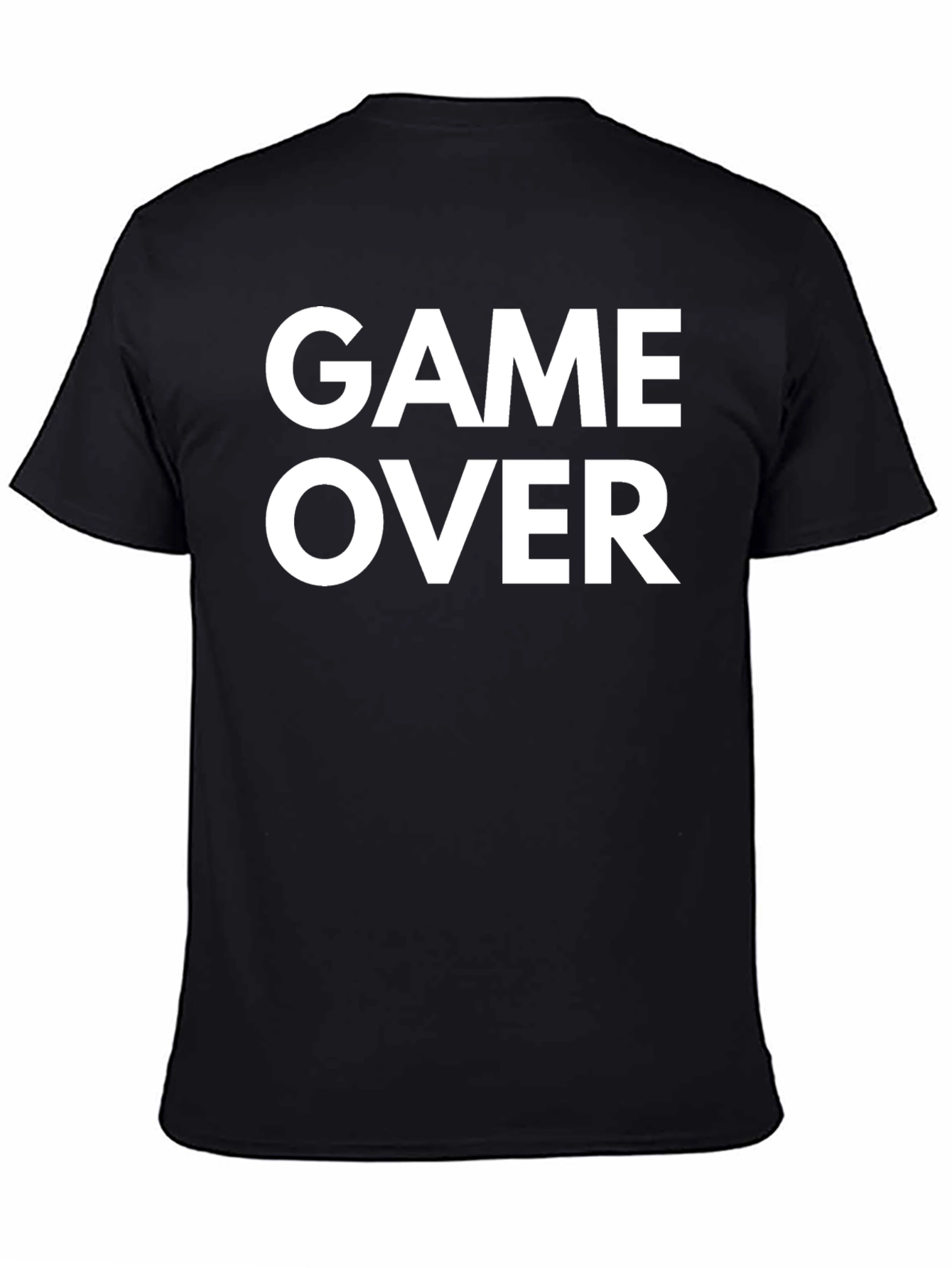 Game Over Black Graphic Tee