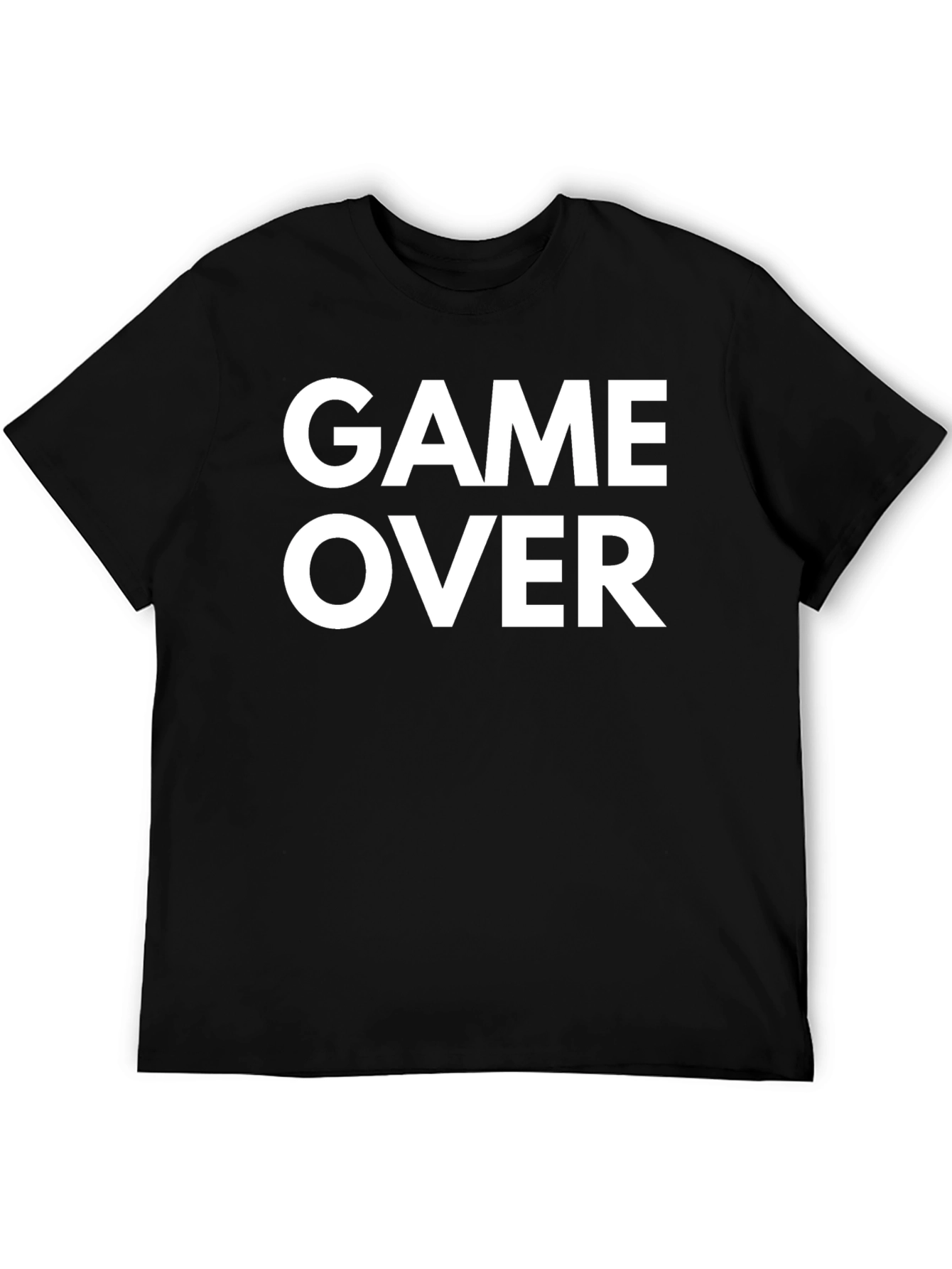 Game Over Black Graphic Tee