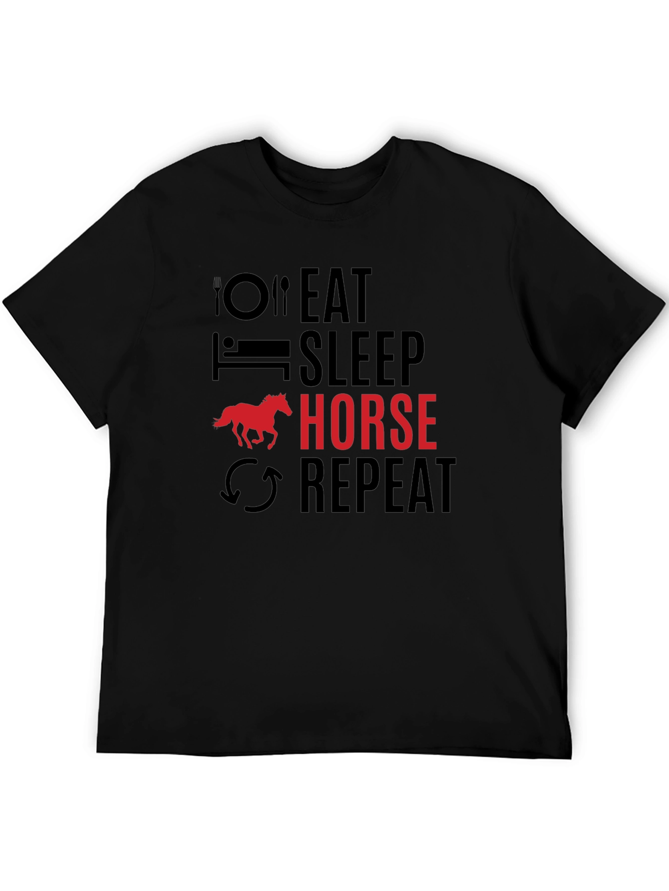 Eat Sleep Horse Repeat T-Shirt