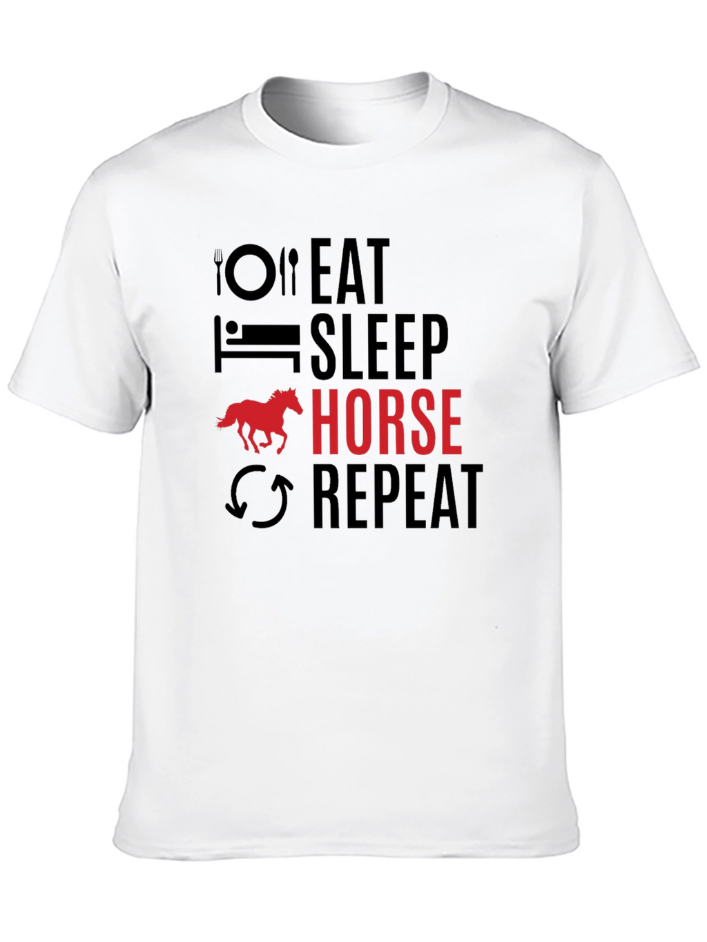 Eat Sleep Horse Repeat T-Shirt