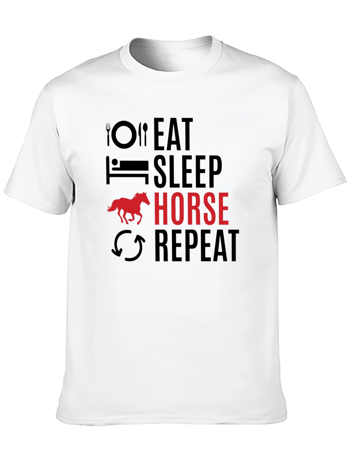 Eat Sleep Horse Repeat T-Shirt