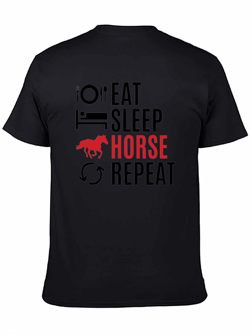 Eat Sleep Horse Repeat T-Shirt