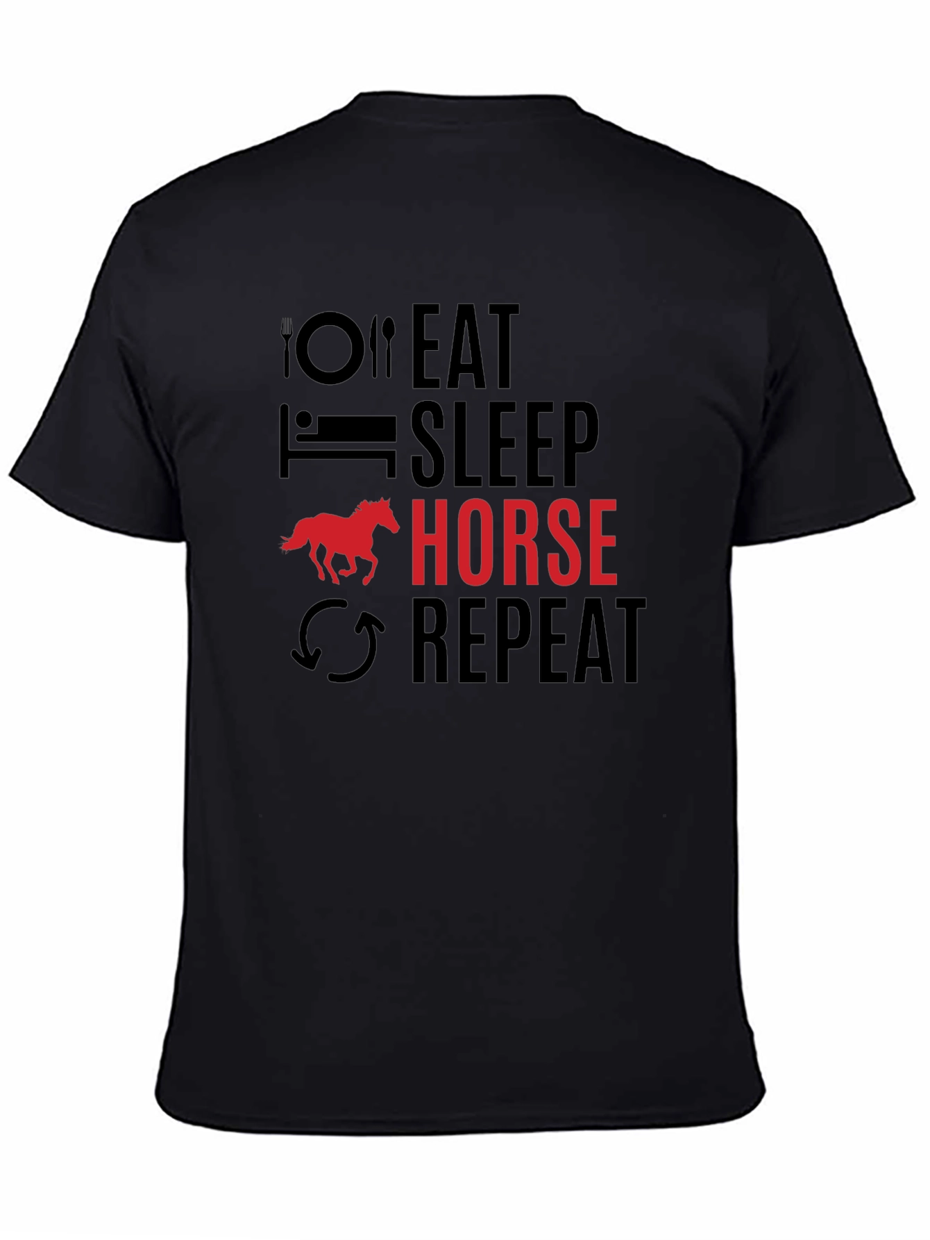 Eat Sleep Horse Repeat T-Shirt