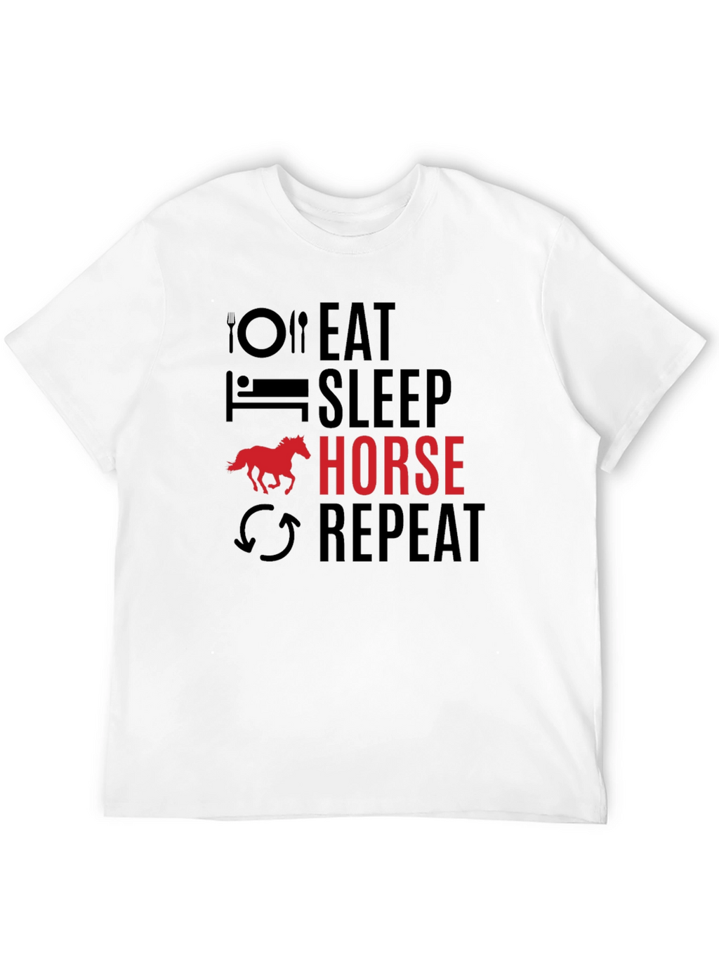 Eat Sleep Horse Repeat T-Shirt