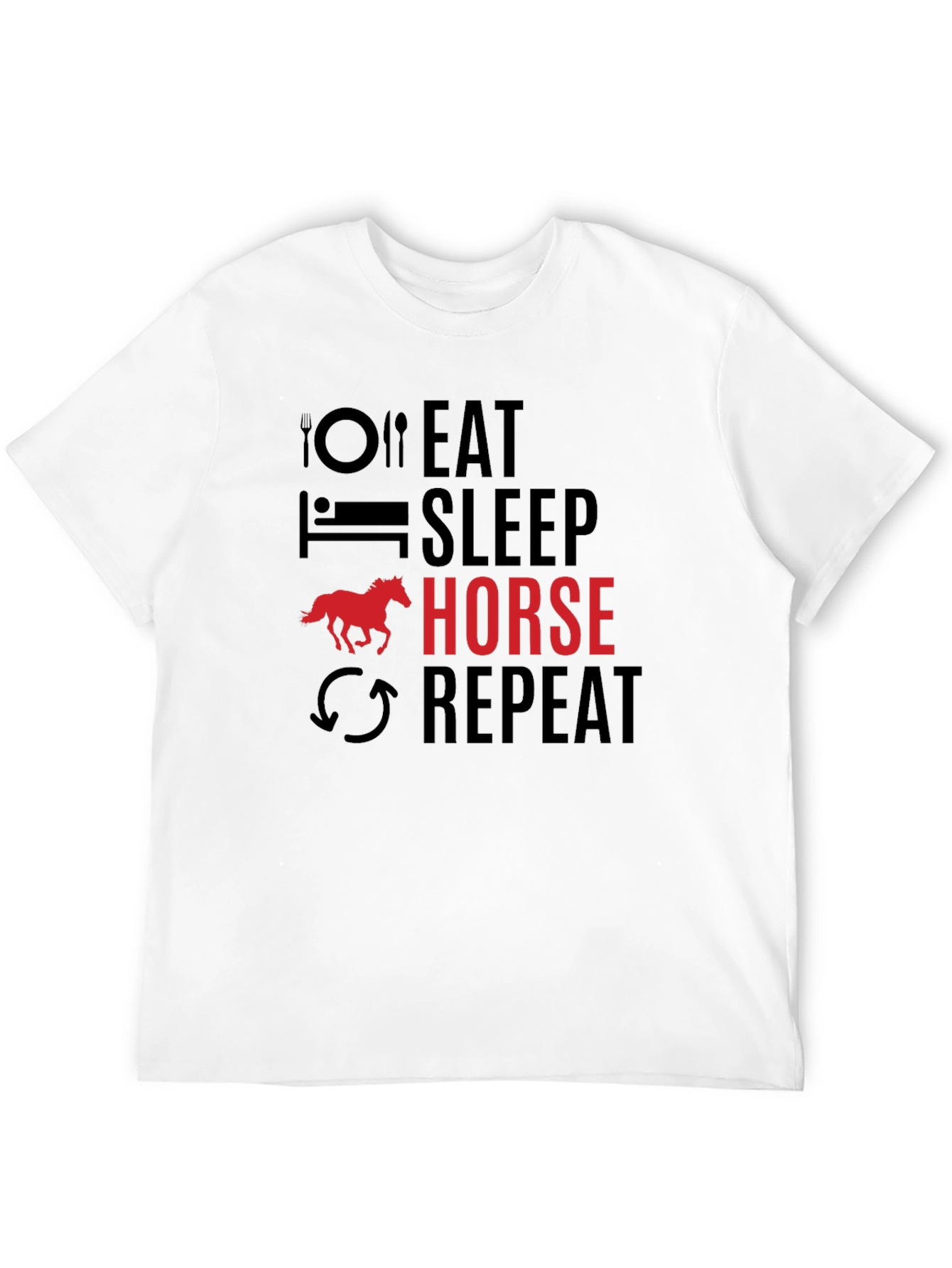 Eat Sleep Horse Repeat T-Shirt
